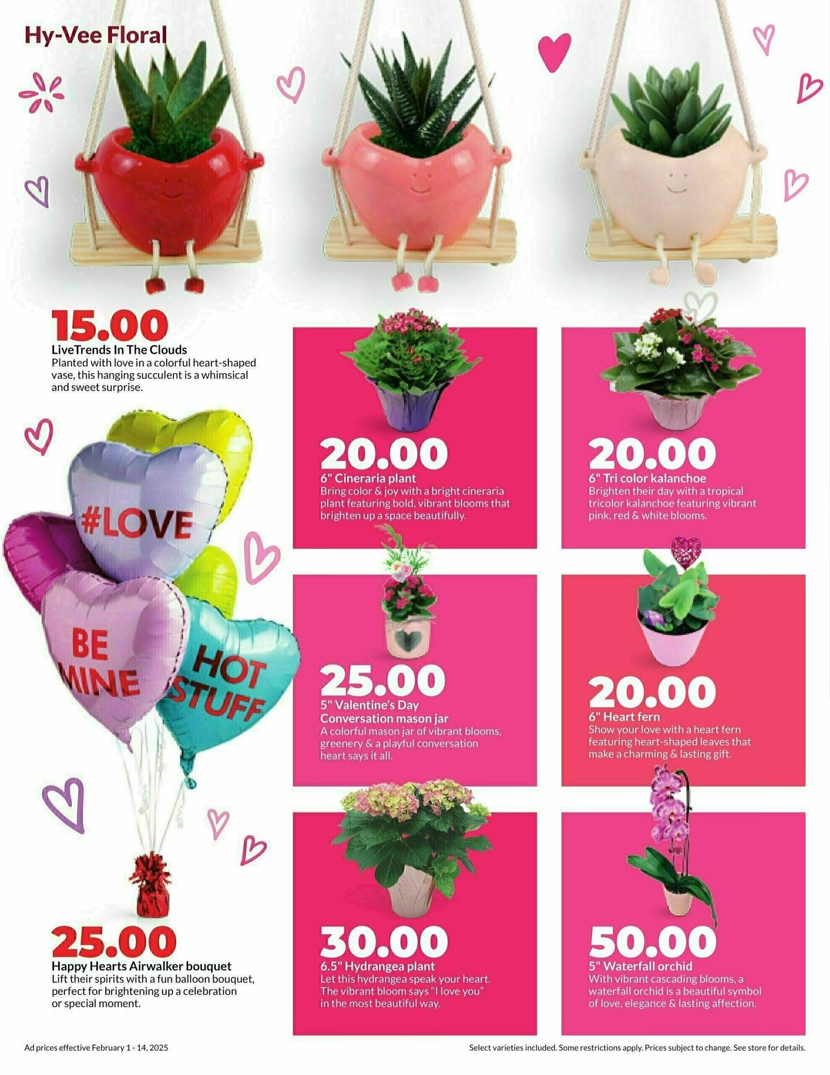Hy-Vee Valentine Sale Weekly Ad from February 1