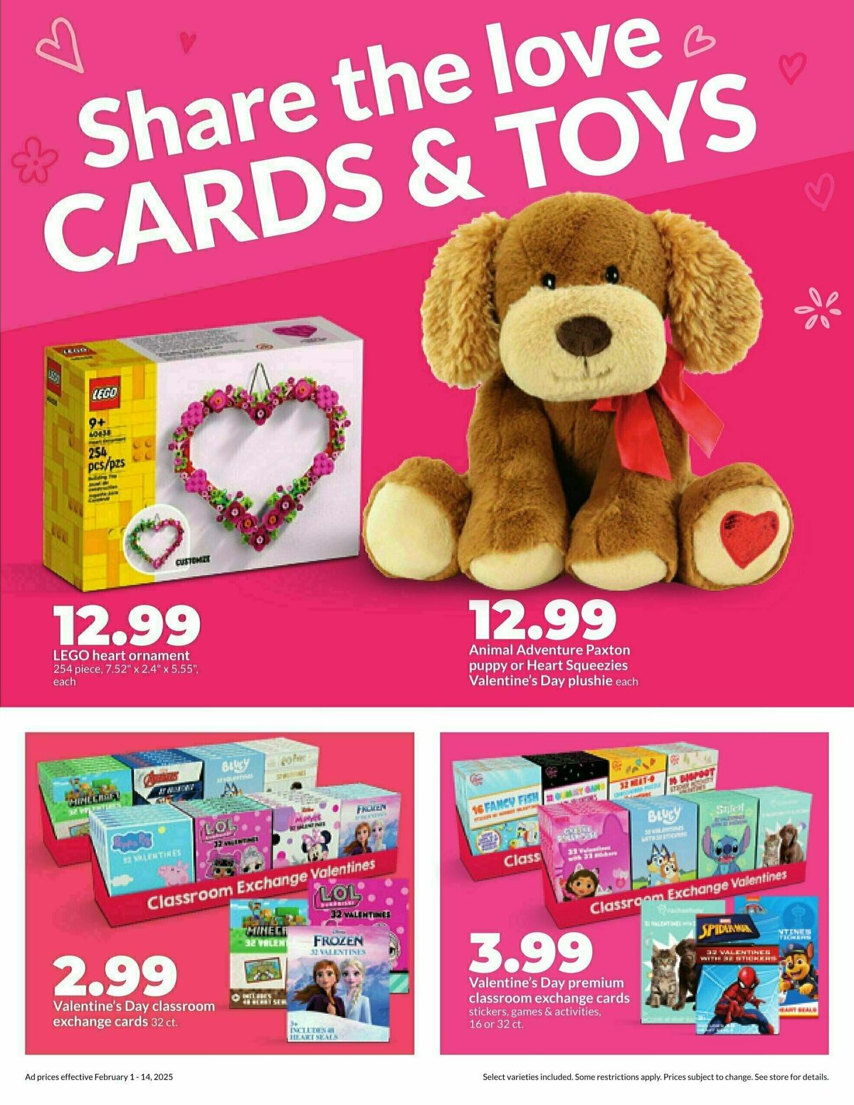 Hy-Vee Valentine Sale Weekly Ad from February 1