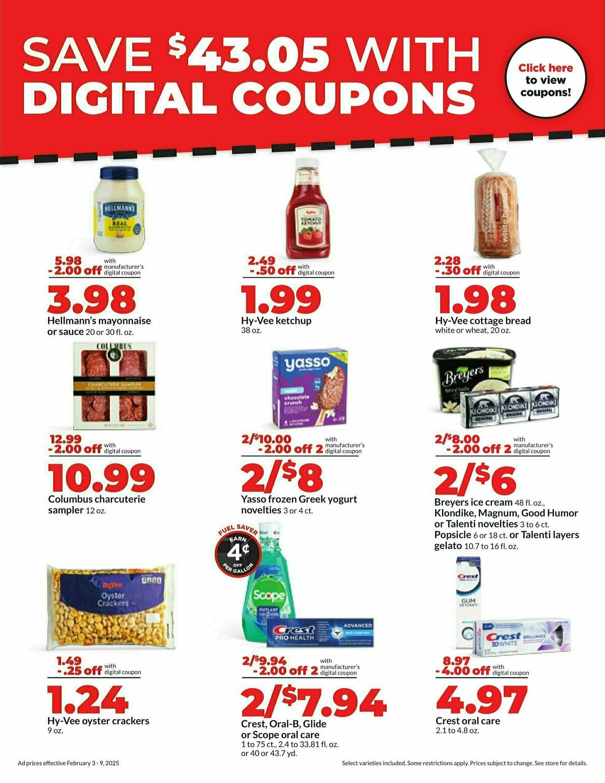 Hy-Vee Weekly Ad from February 3