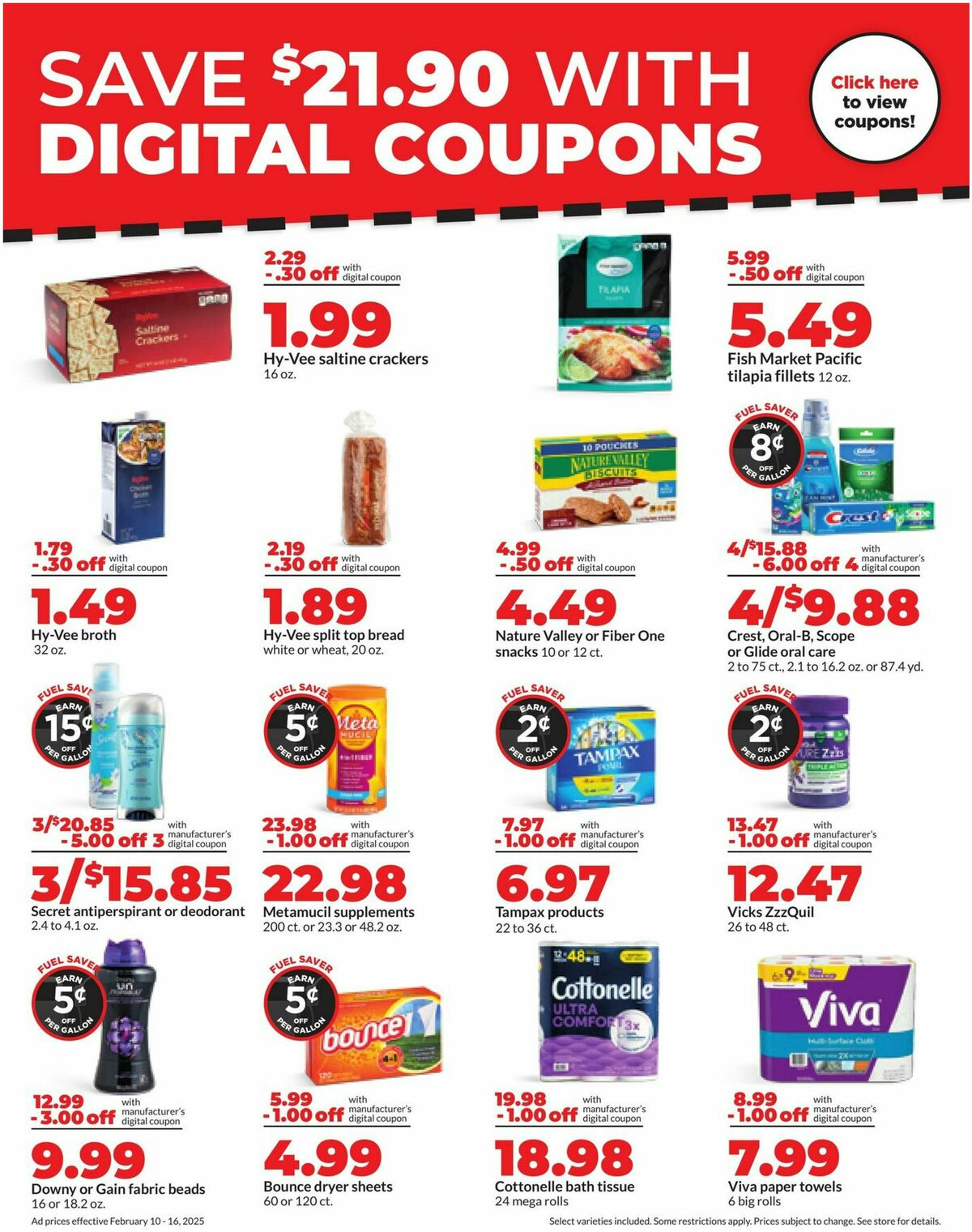 Hy-Vee Weekly Ad from February 10