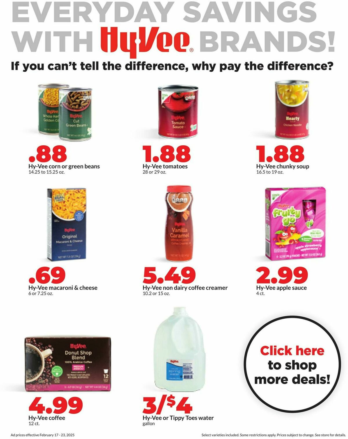 Hy-Vee Weekly Ad from February 17