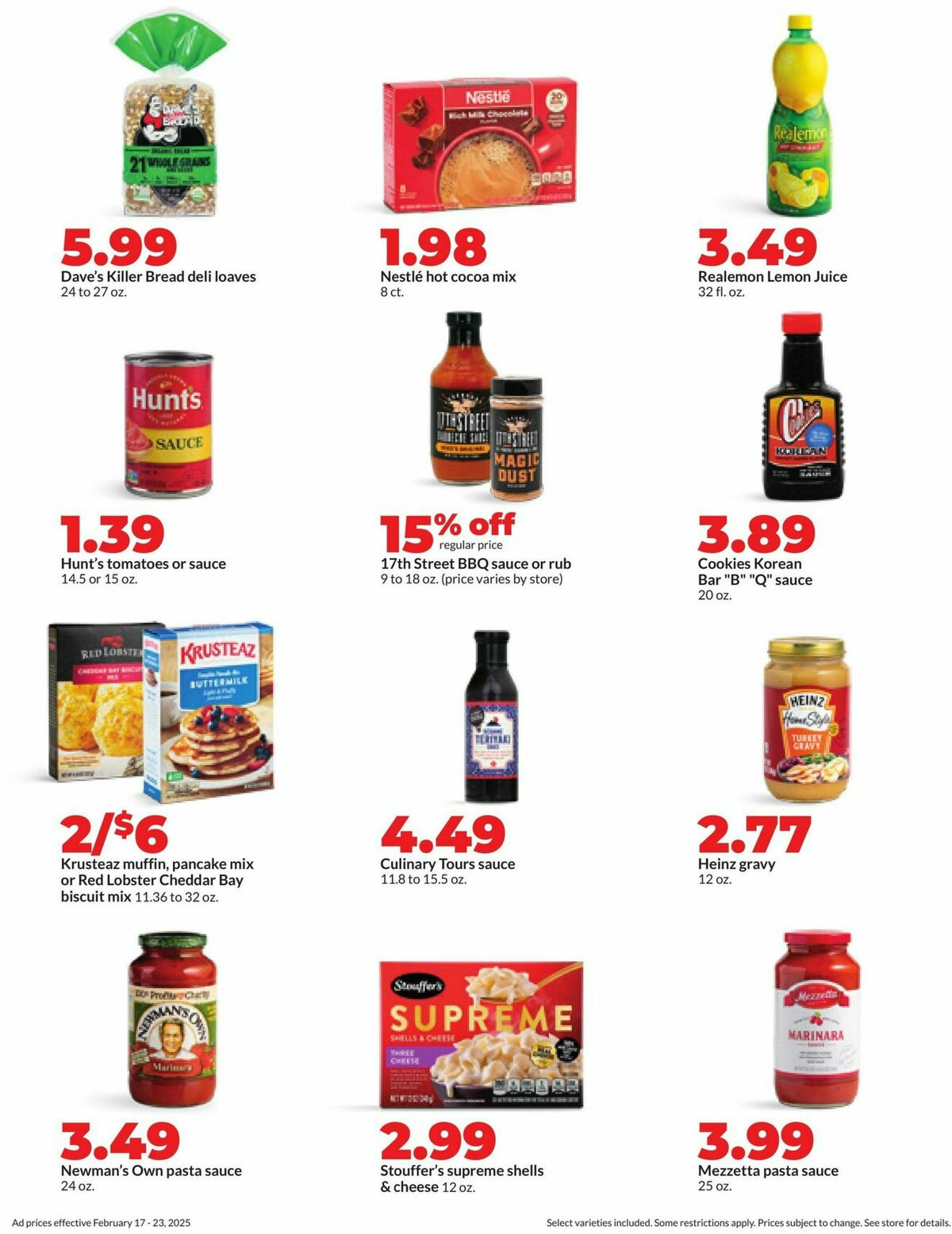 Hy-Vee Weekly Ad from February 17