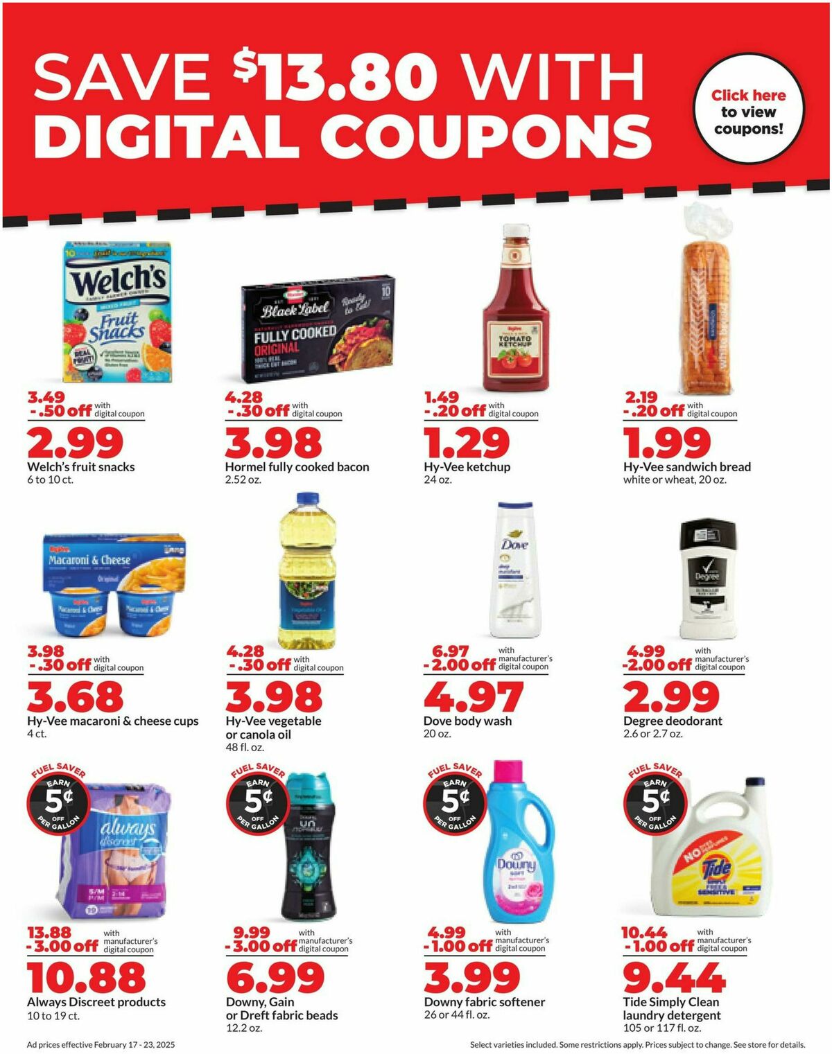 Hy-Vee Weekly Ad from February 17