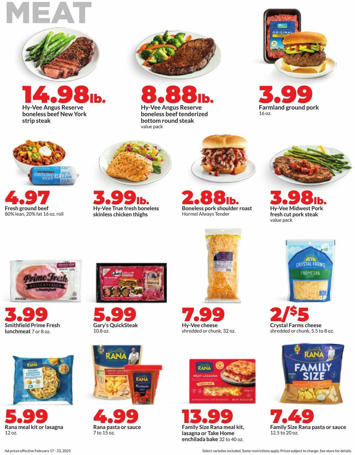 Hy-Vee Weekly Ad from February 17