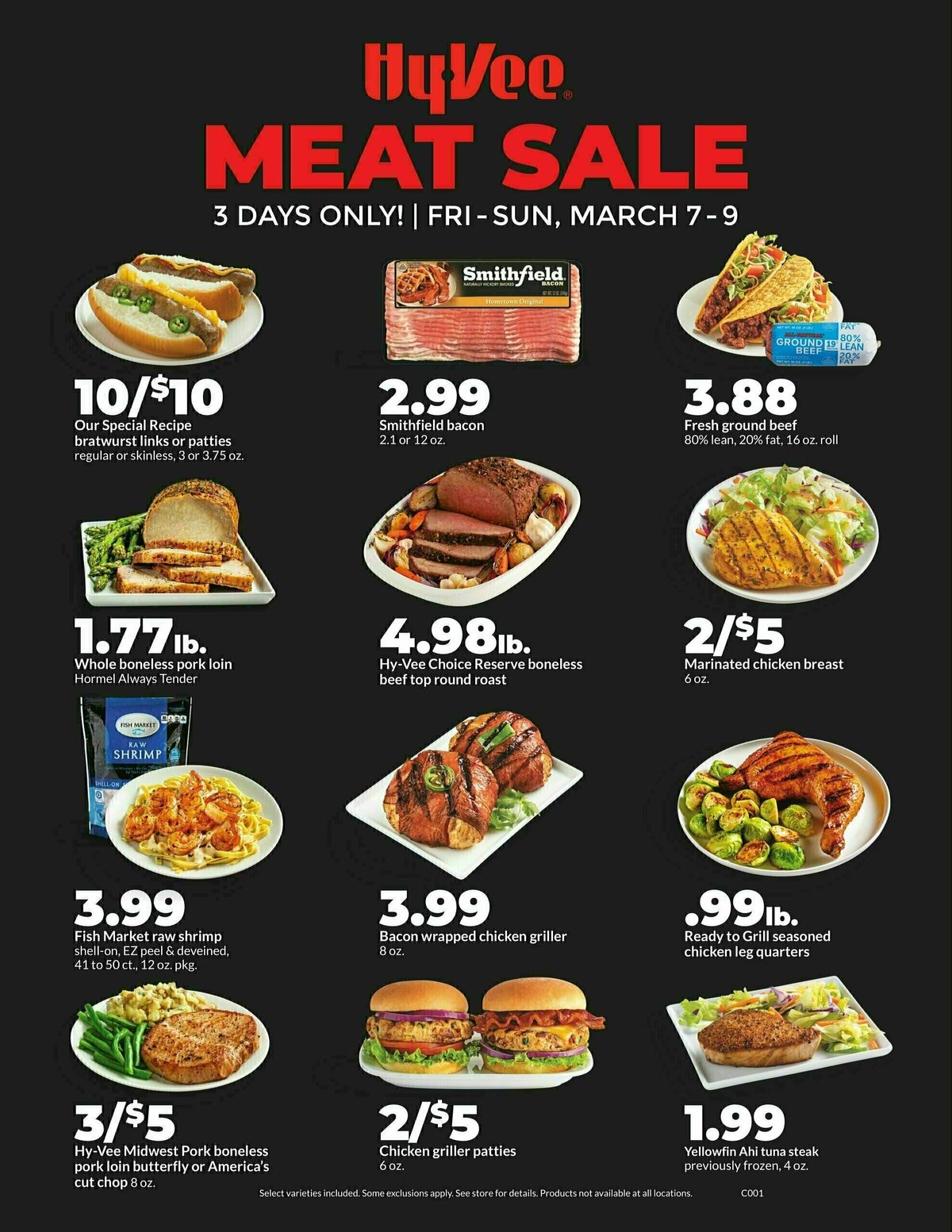 Hy-Vee Meat Sale Weekly Ad from March 7