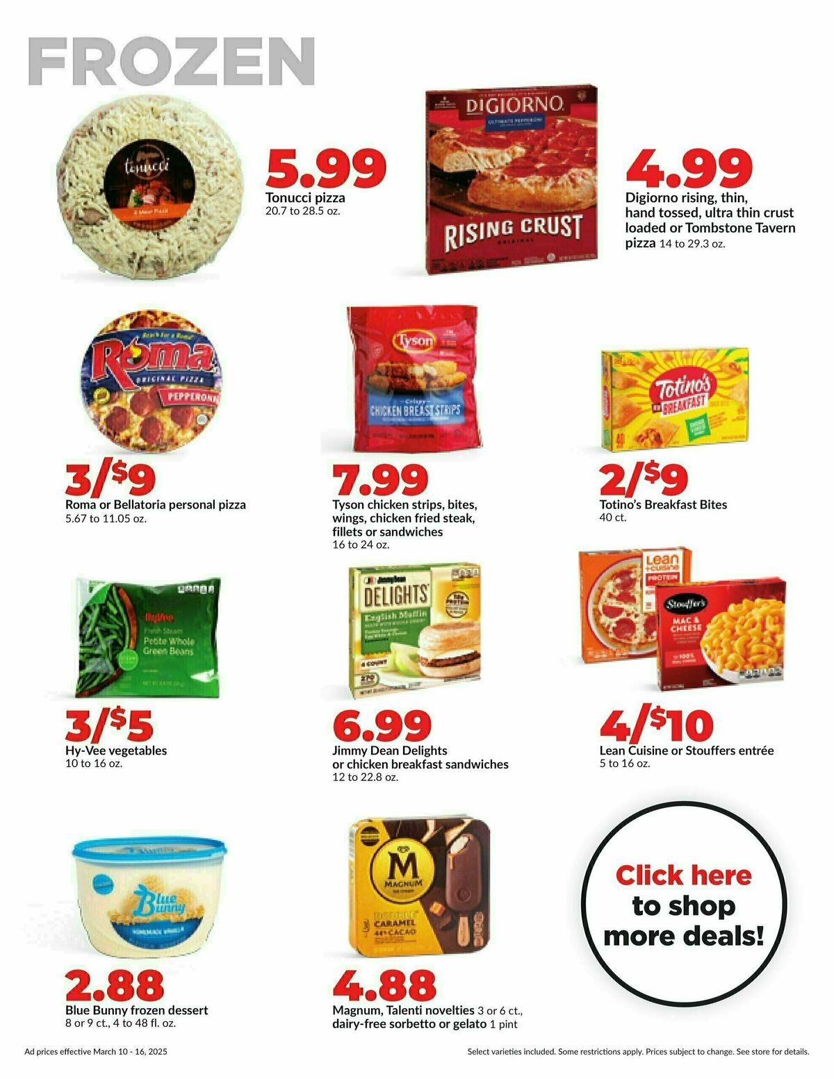 Hy-Vee Weekly Ad from March 10