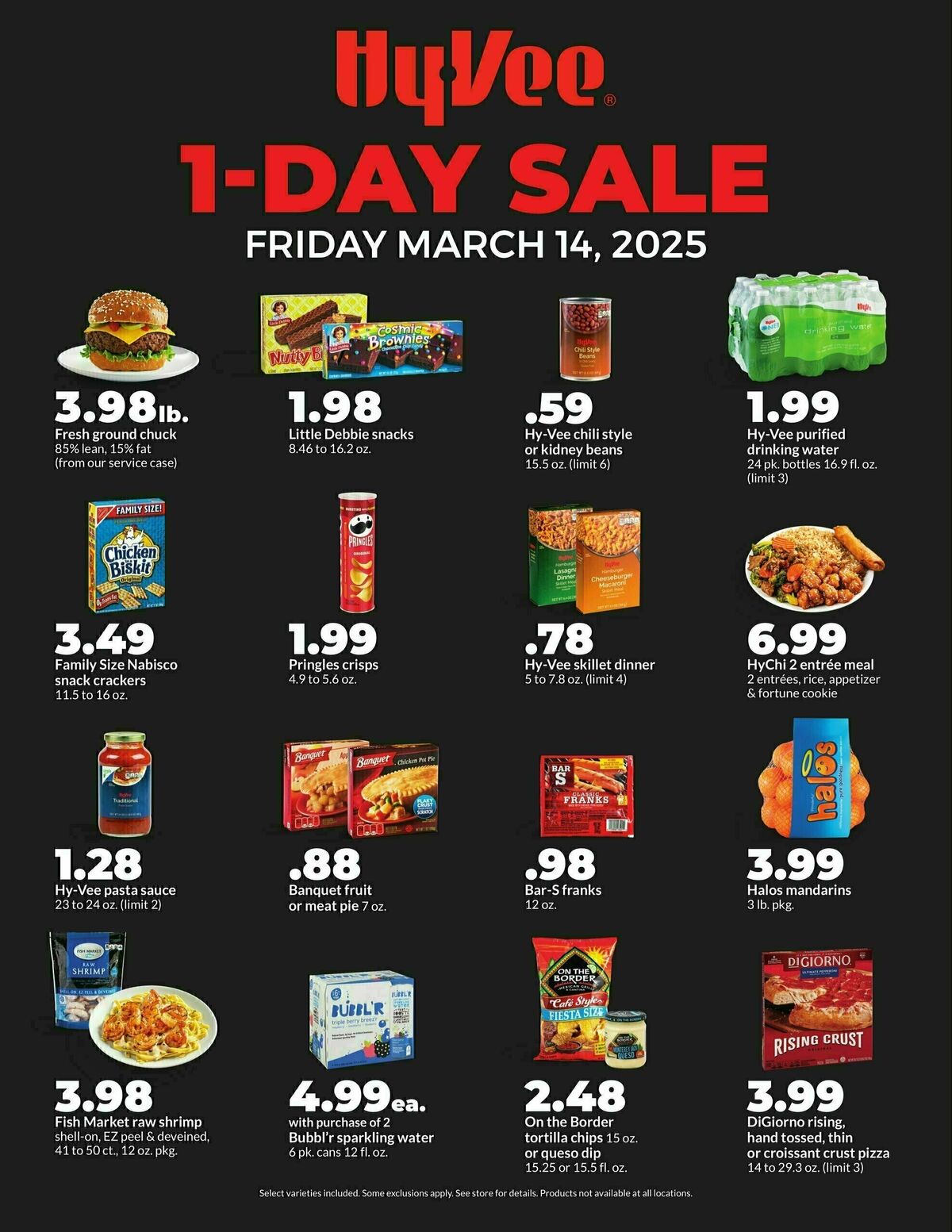 Hy-Vee 1 Day Sale Weekly Ad from March 14