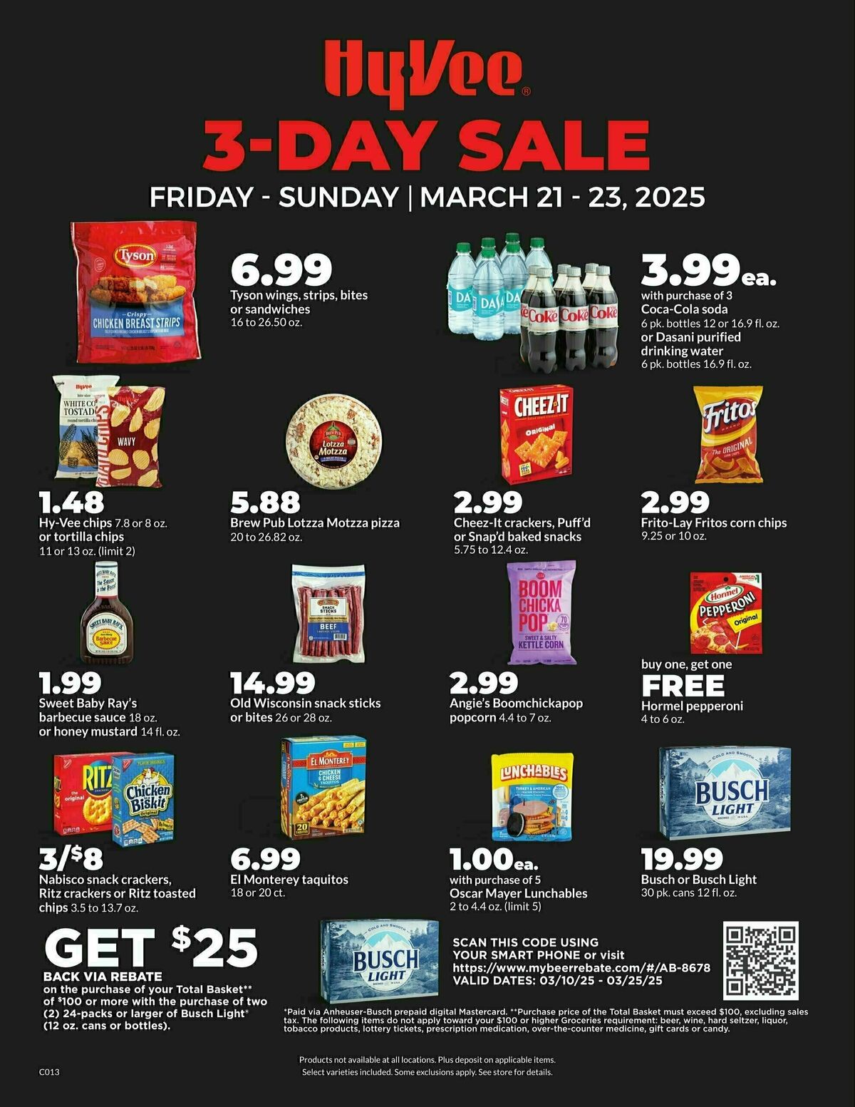 Hy-Vee 3 Day Sale Weekly Ad from March 21