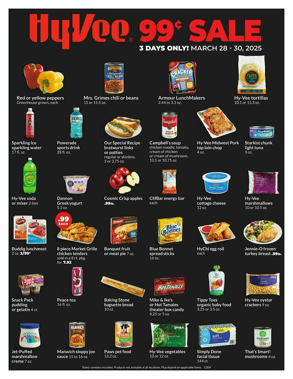 Hy-Vee 99¢ Sale Weekly Ad from March 28