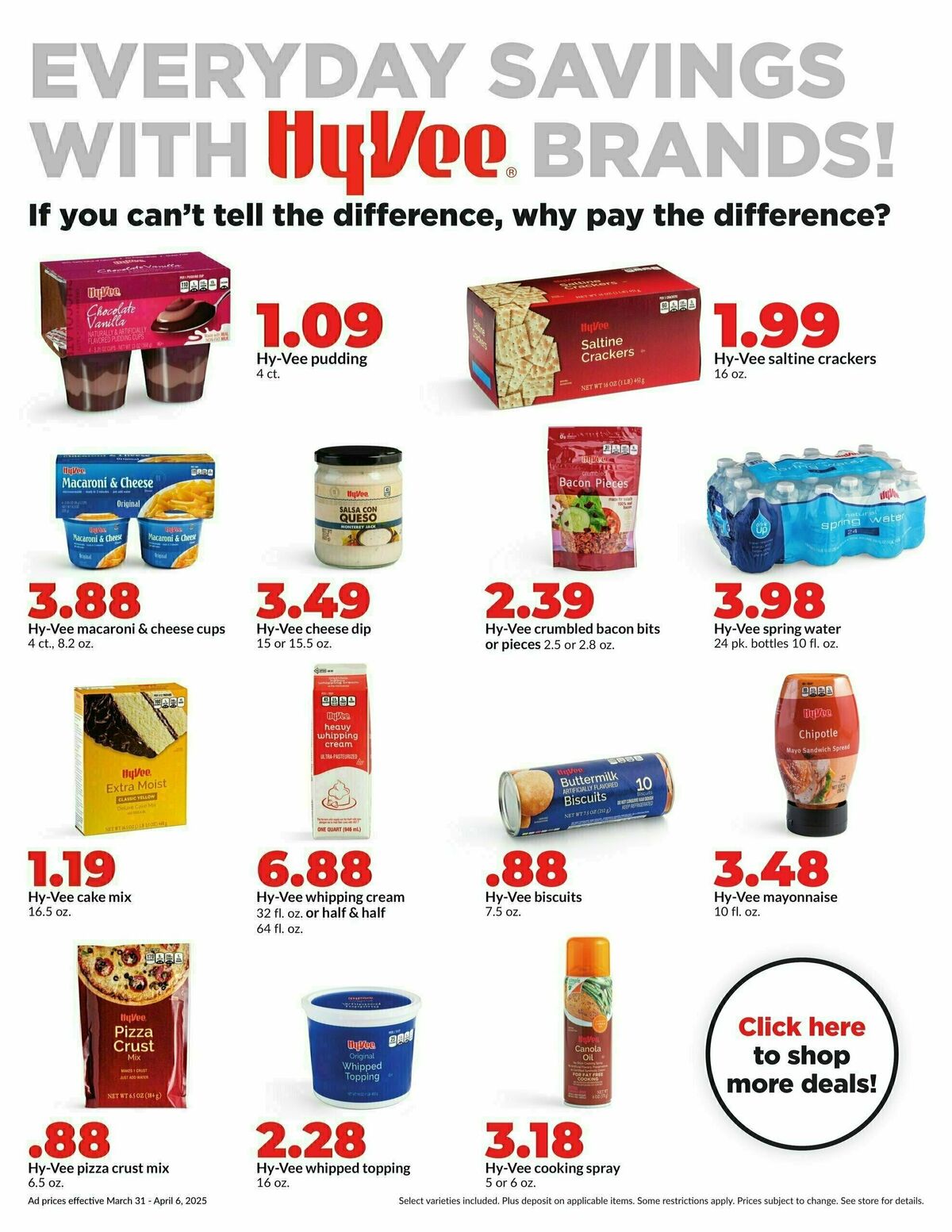 Hy-Vee Weekly Ad from March 31
