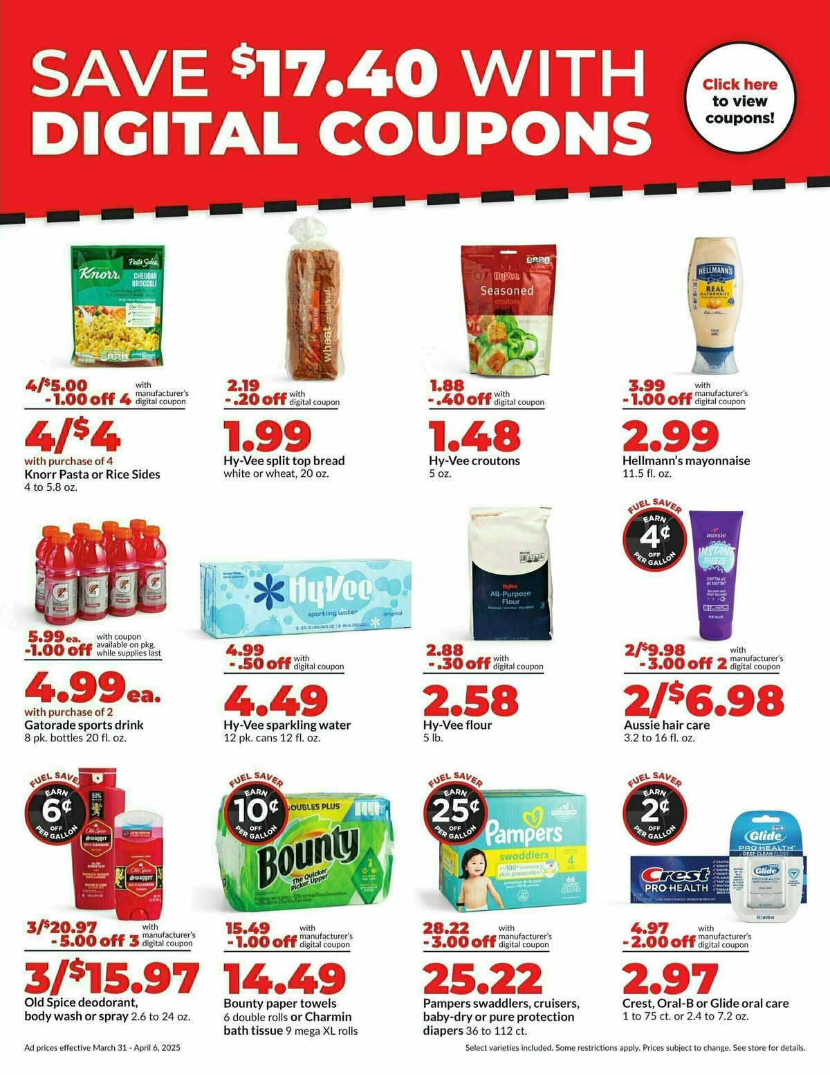 Hy-Vee Weekly Ad from March 31