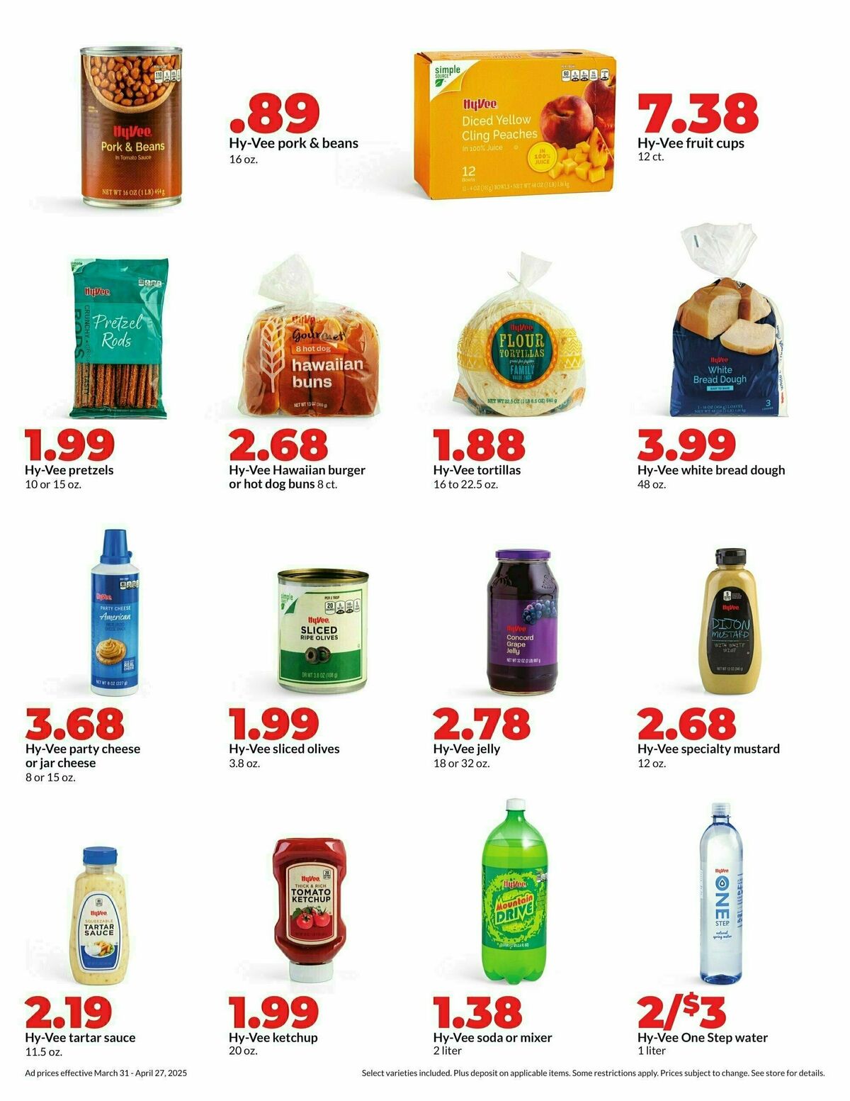 Hy-Vee Deals Good All Month Long Weekly Ad from March 31