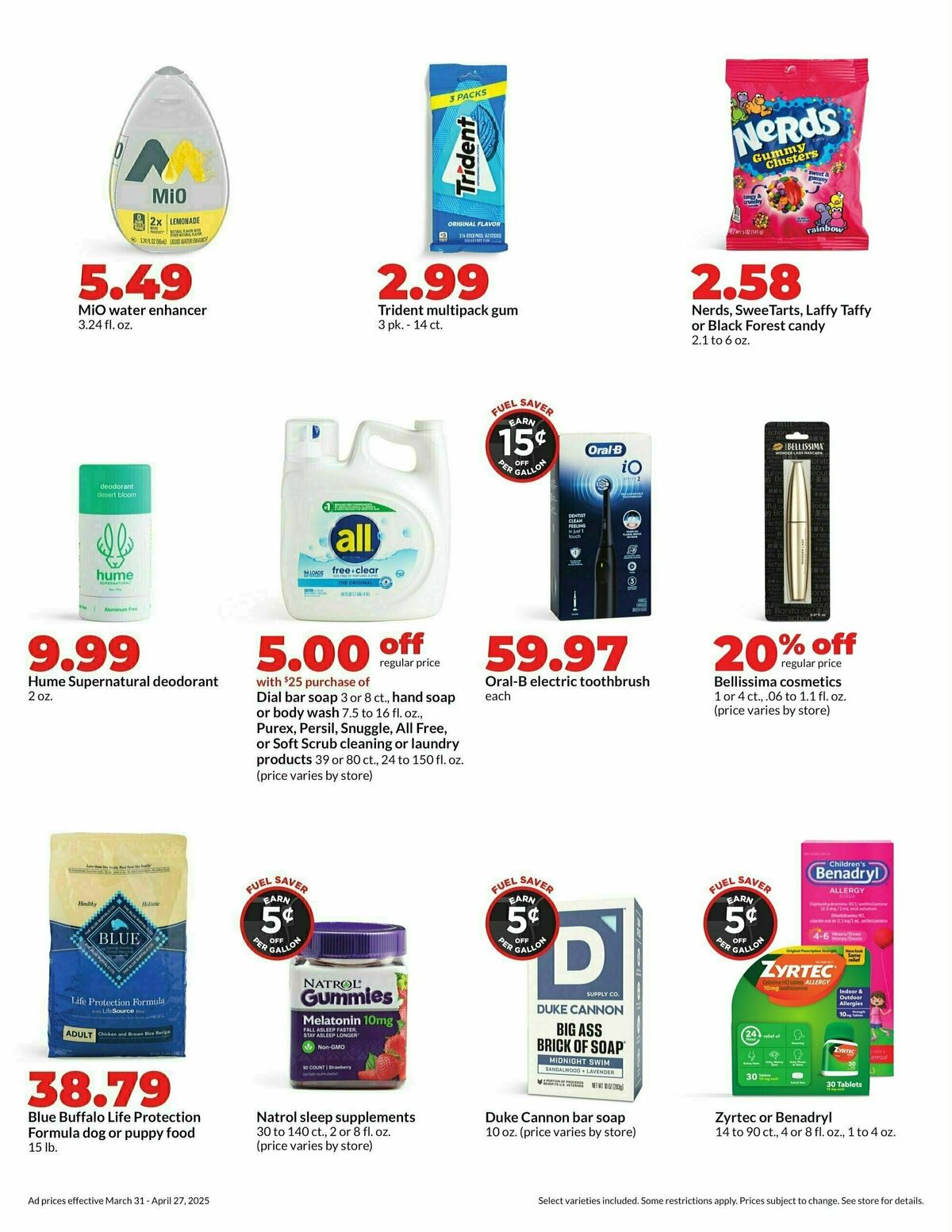 Hy-Vee Deals Good All Month Long Weekly Ad from March 31