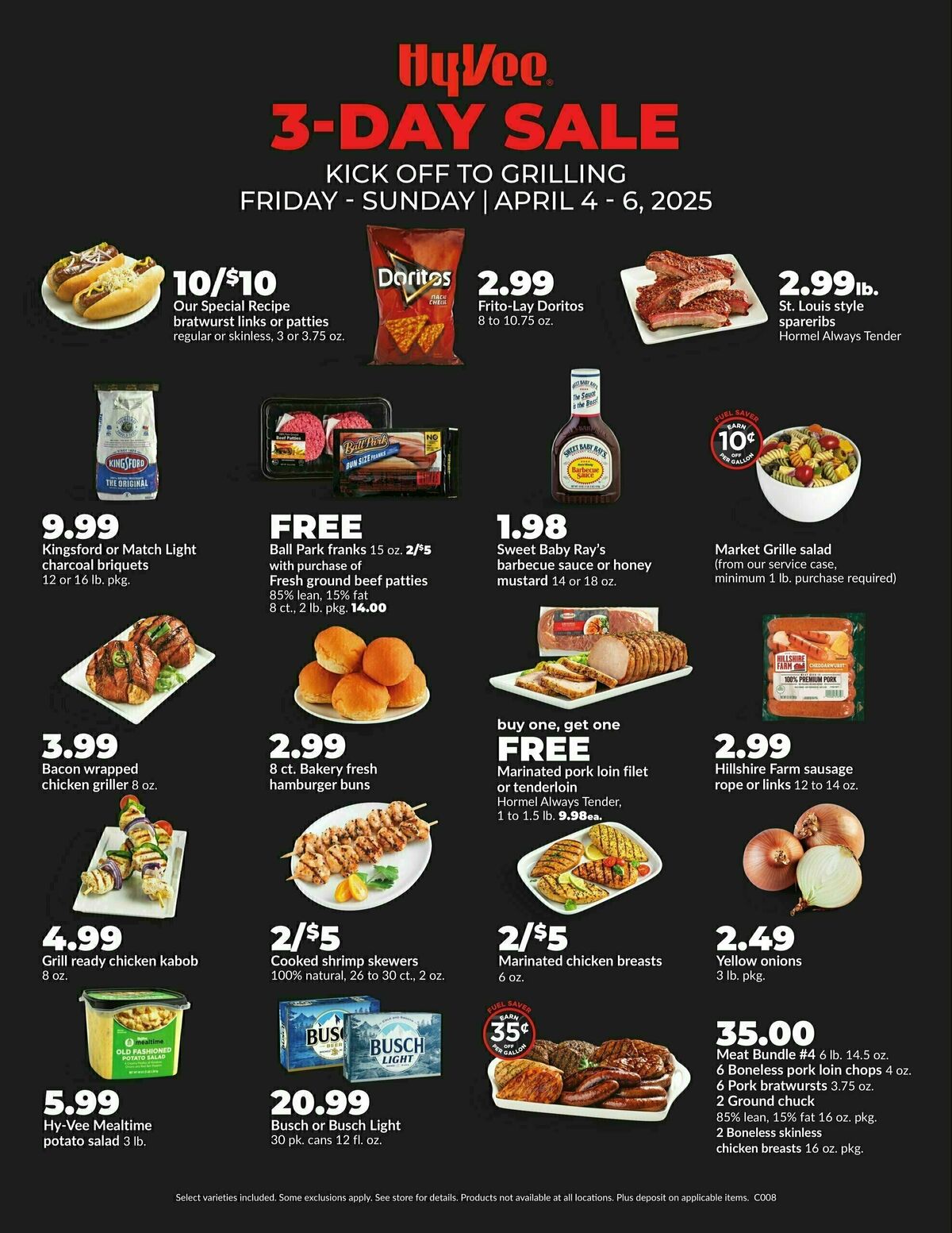 Hy-Vee 3-Day Sale Weekly Ad from April 4