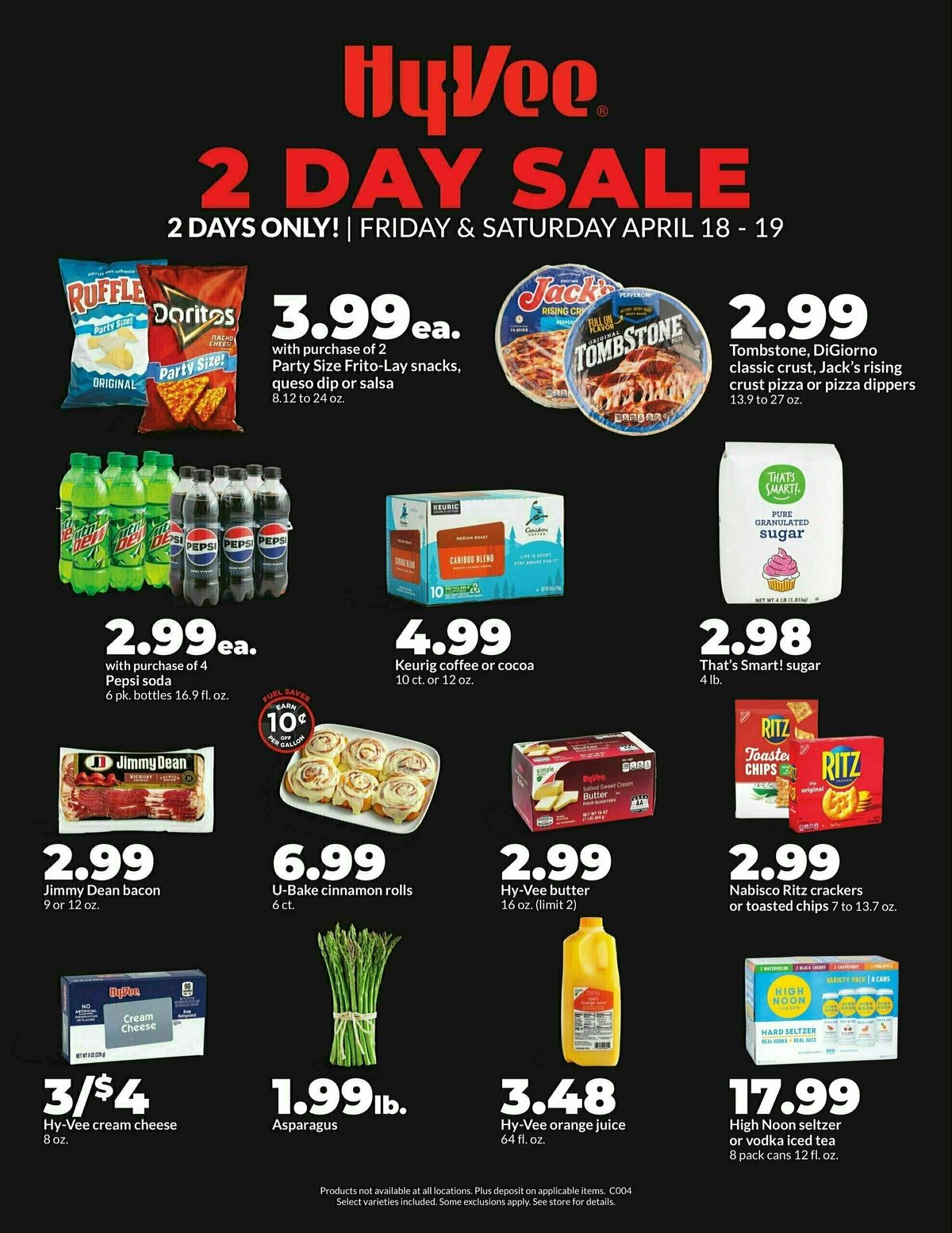 Hy-Vee 2 Day Sale Weekly Ad from April 18
