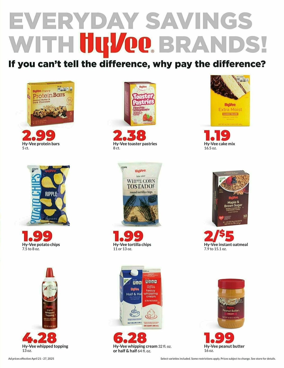 Hy-Vee Weekly Ad from April 21