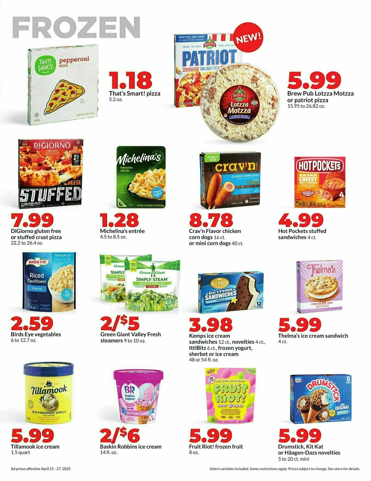 Hy-Vee Weekly Ad from April 21