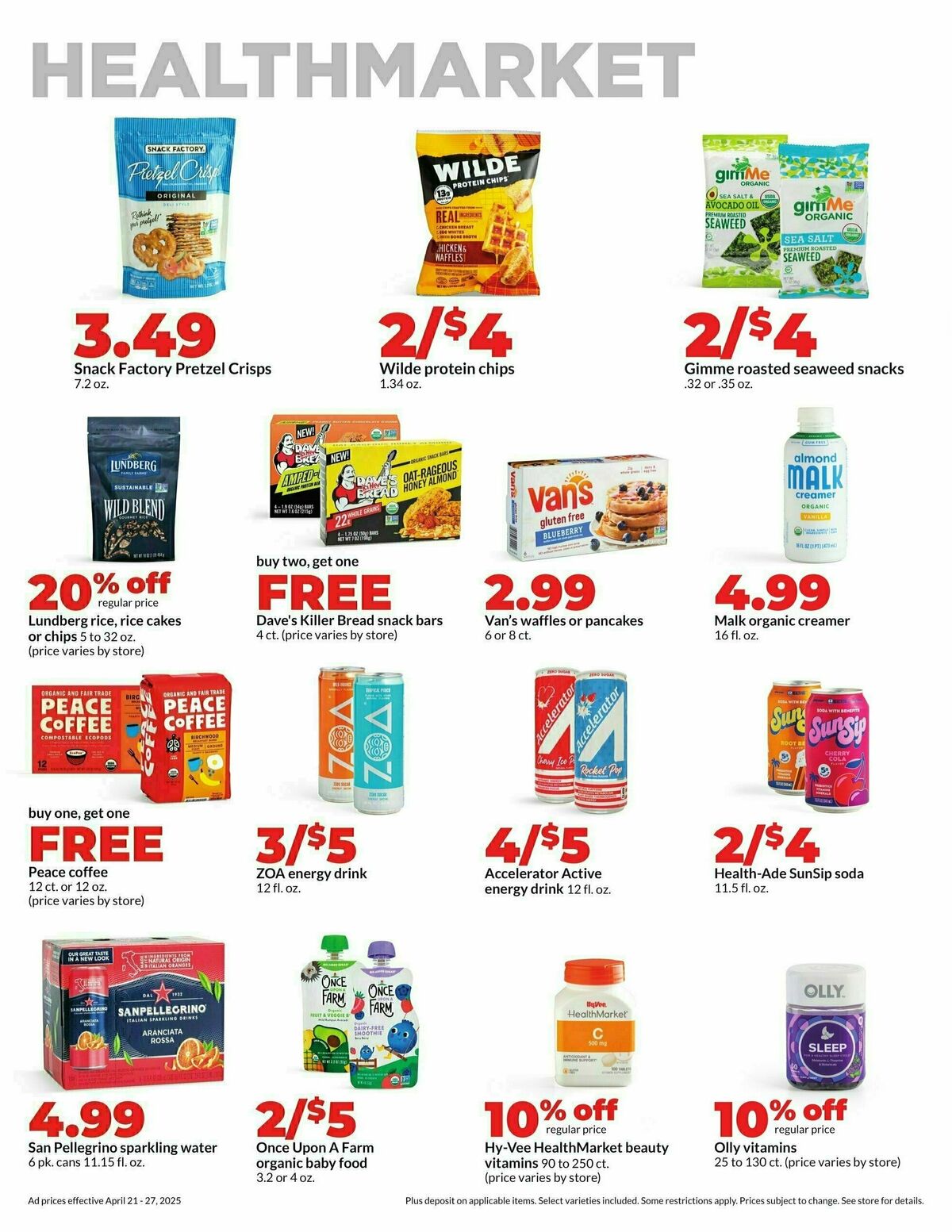 Hy-Vee Weekly Ad from April 21