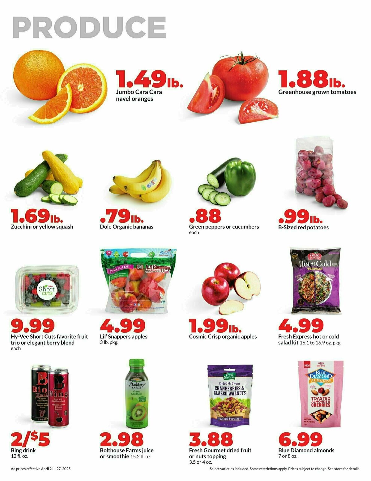 Hy-Vee Weekly Ad from April 21