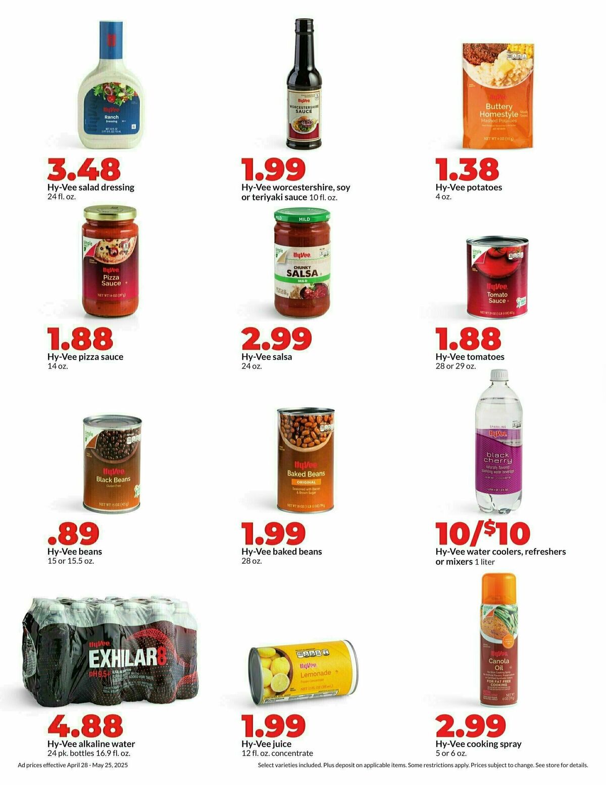 Hy-Vee Deals Good All Month Long Weekly Ad from April 28
