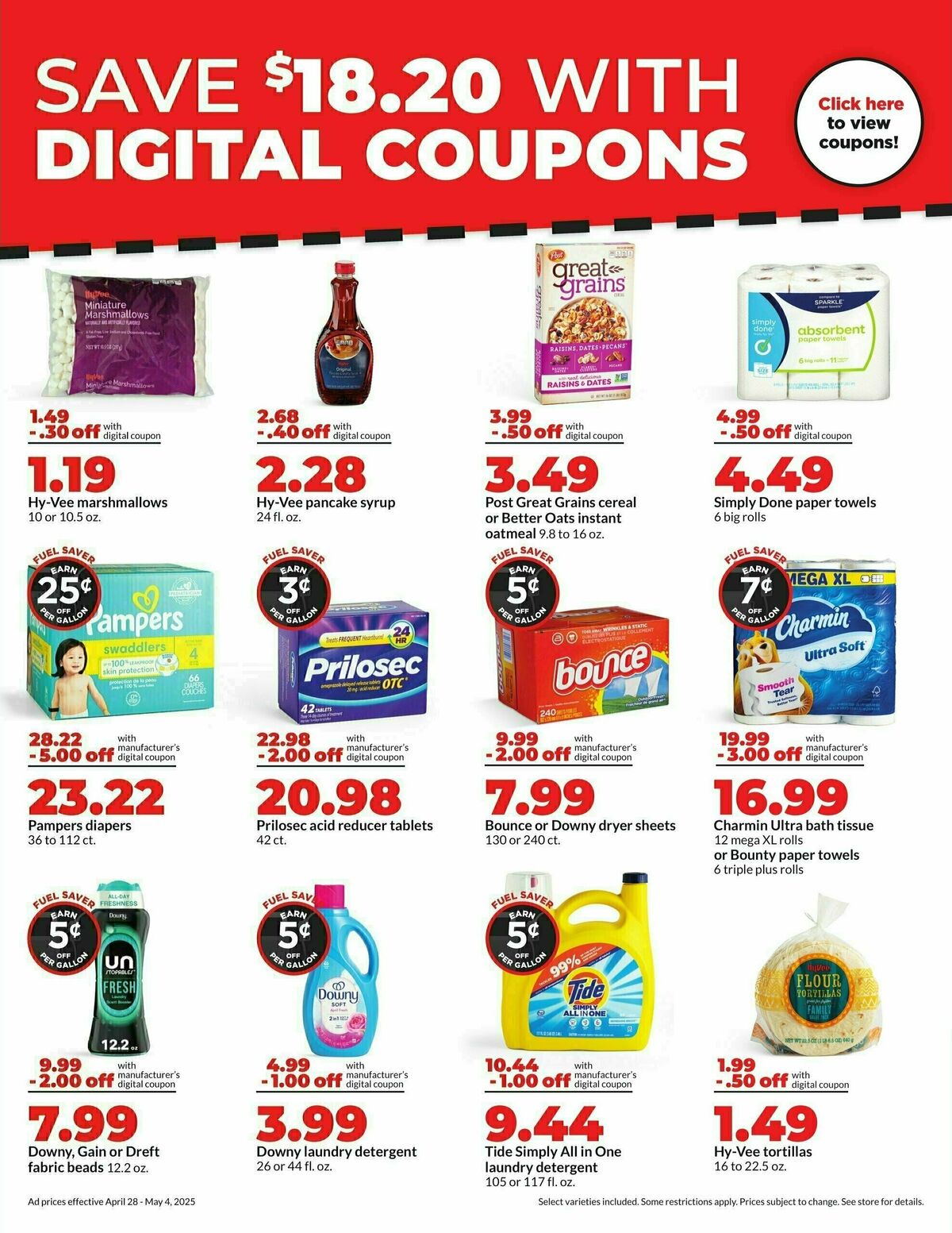 Hy-Vee Weekly Ad from April 28