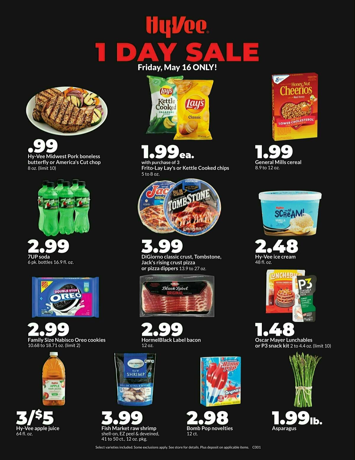 Hy-Vee 1 Day Sale Weekly Ad from May 16