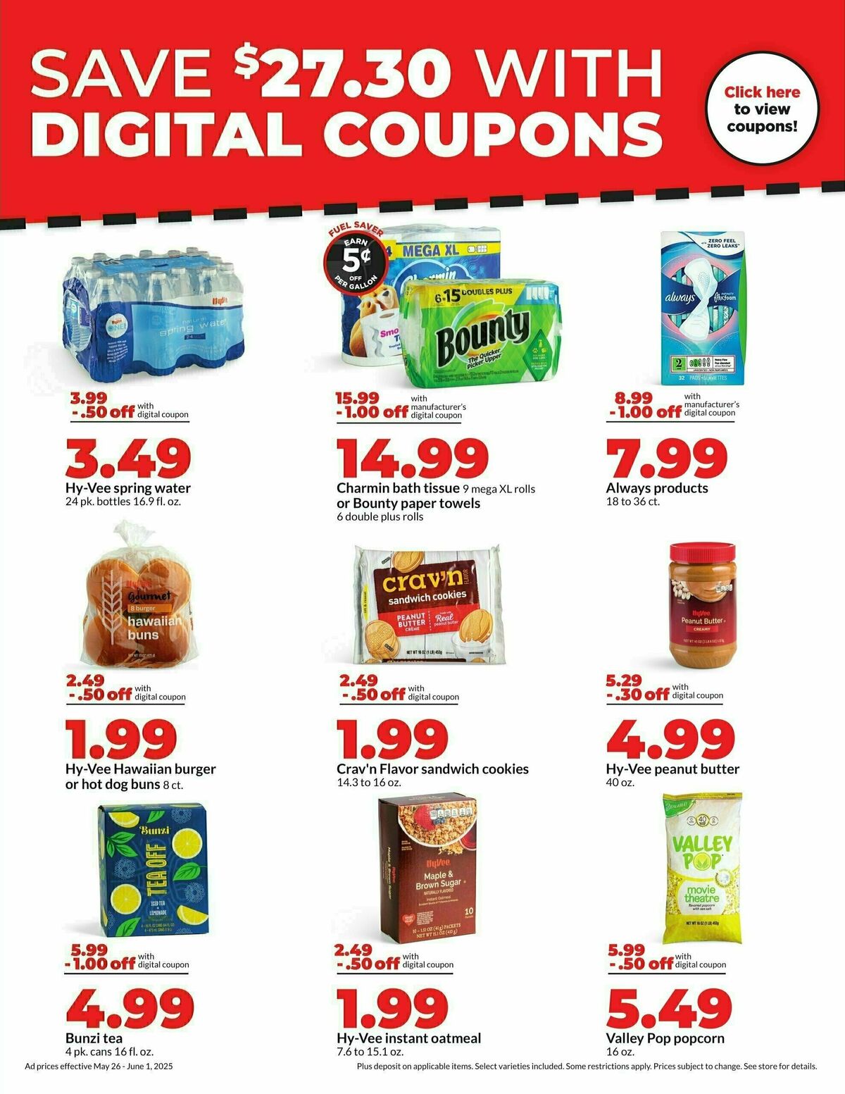 Hy-Vee Weekly Ad from May 26