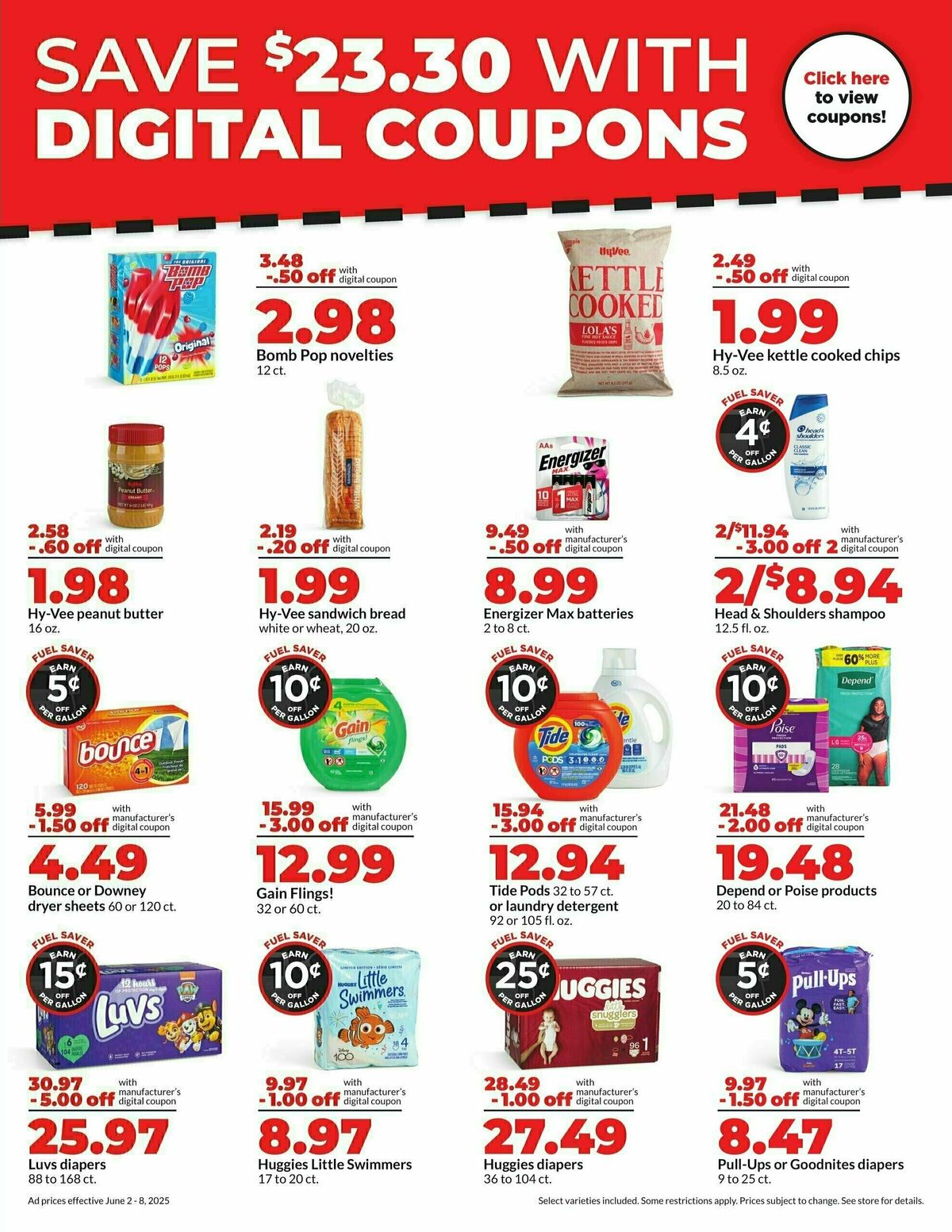 Hy-Vee Weekly Ad from June 2