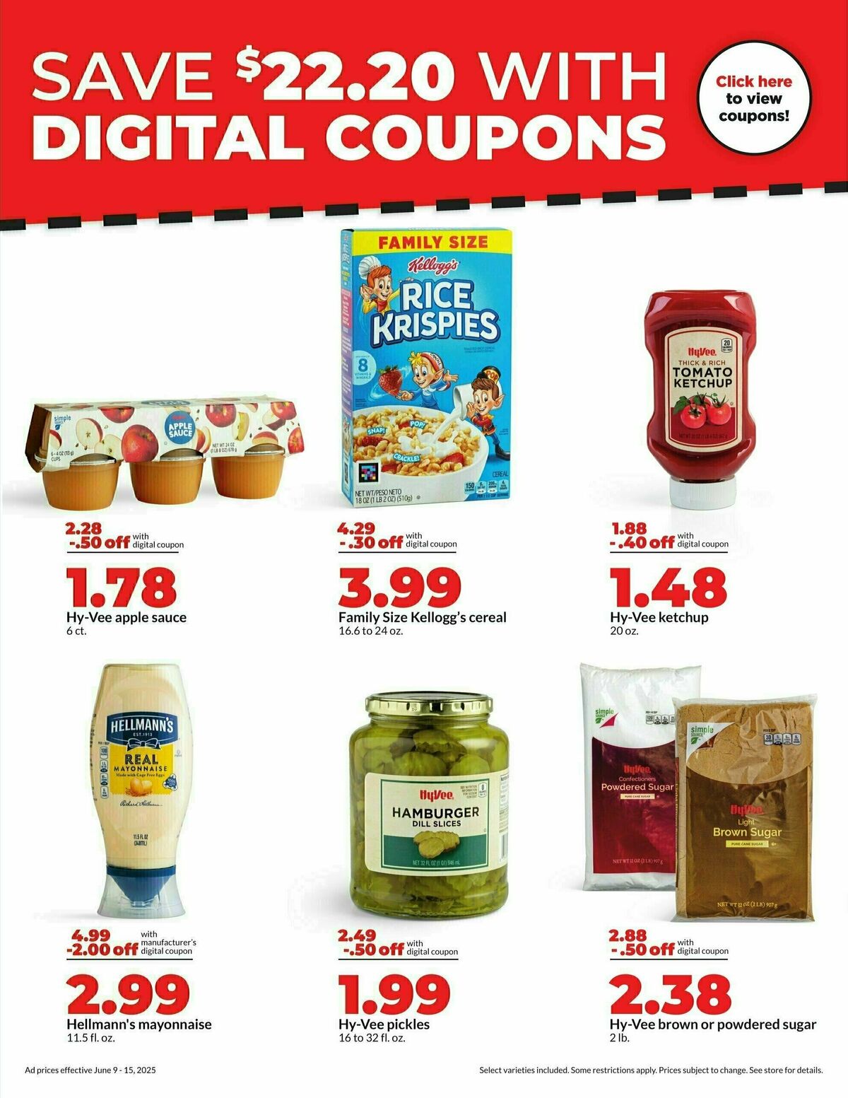 Hy-Vee Weekly Ad from June 9
