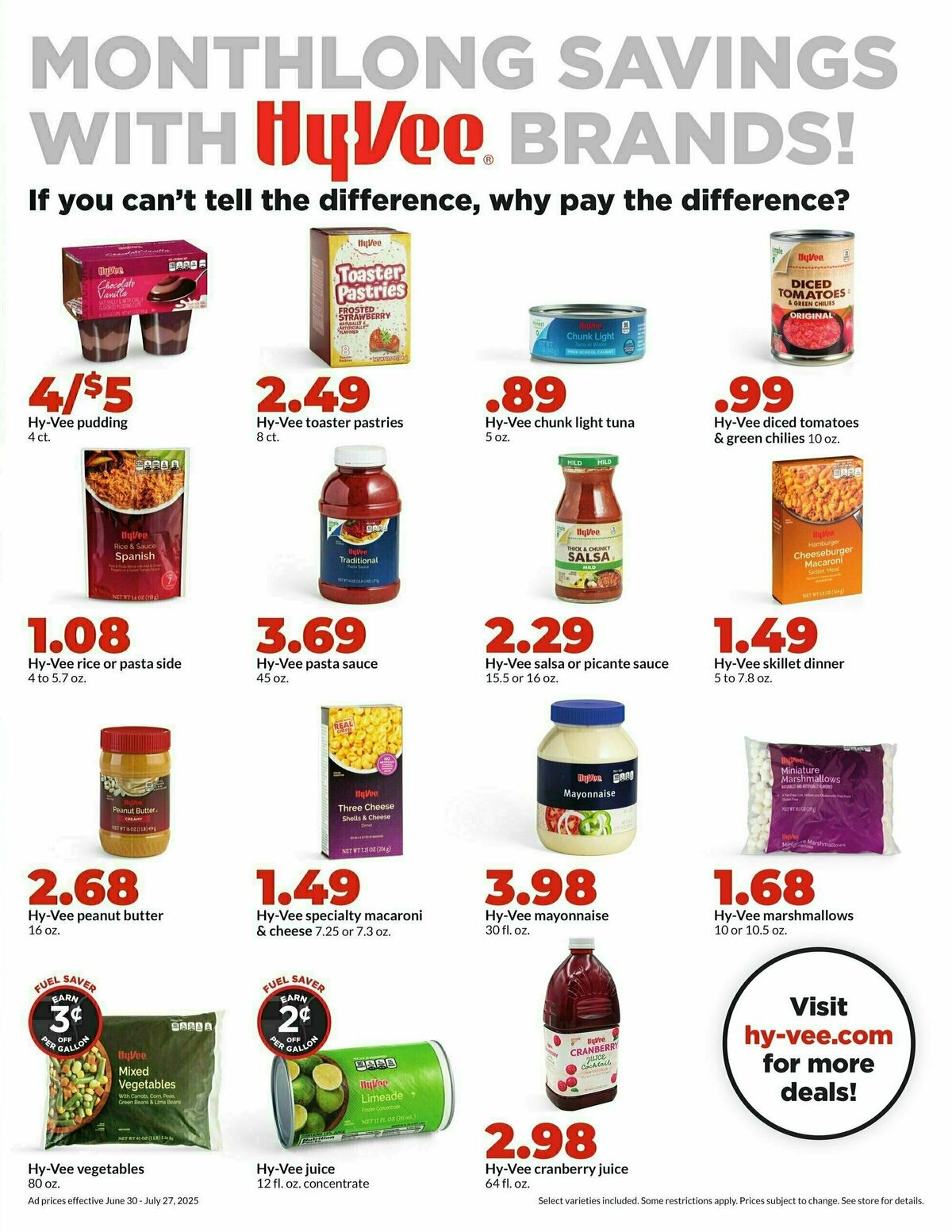 Hy-Vee Weekly Ad from June 30