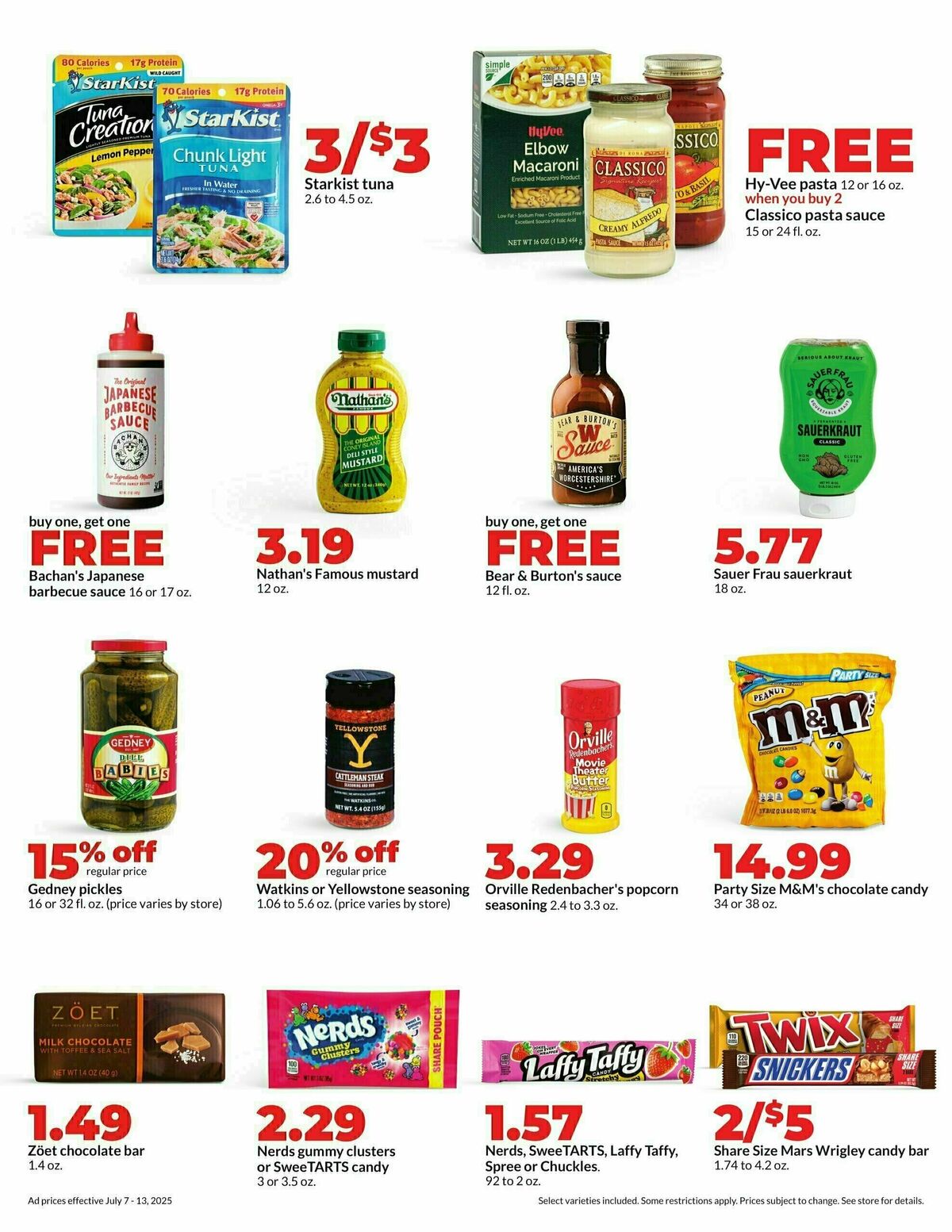 Hy-Vee Weekly Ad from July 7