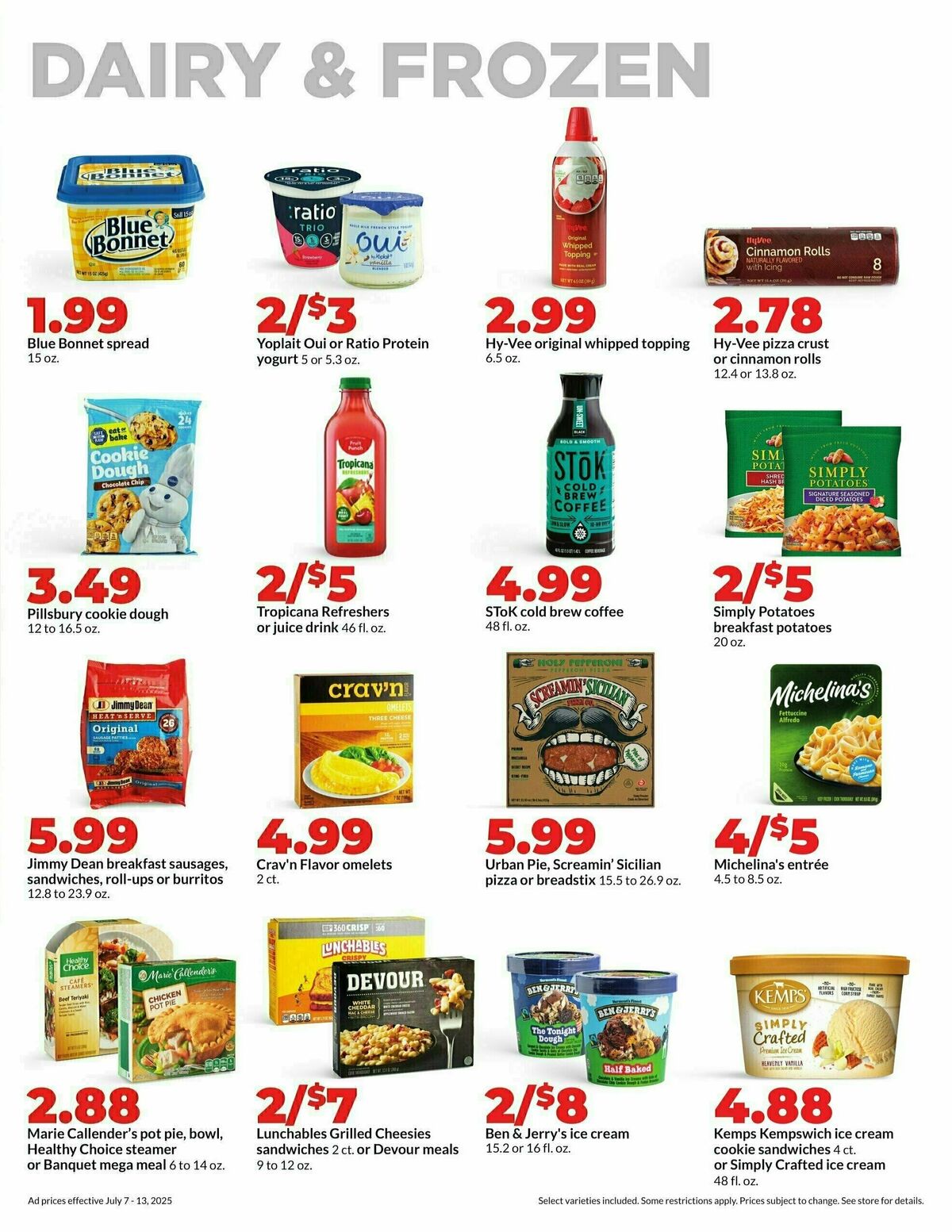 Hy-Vee Weekly Ad from July 7