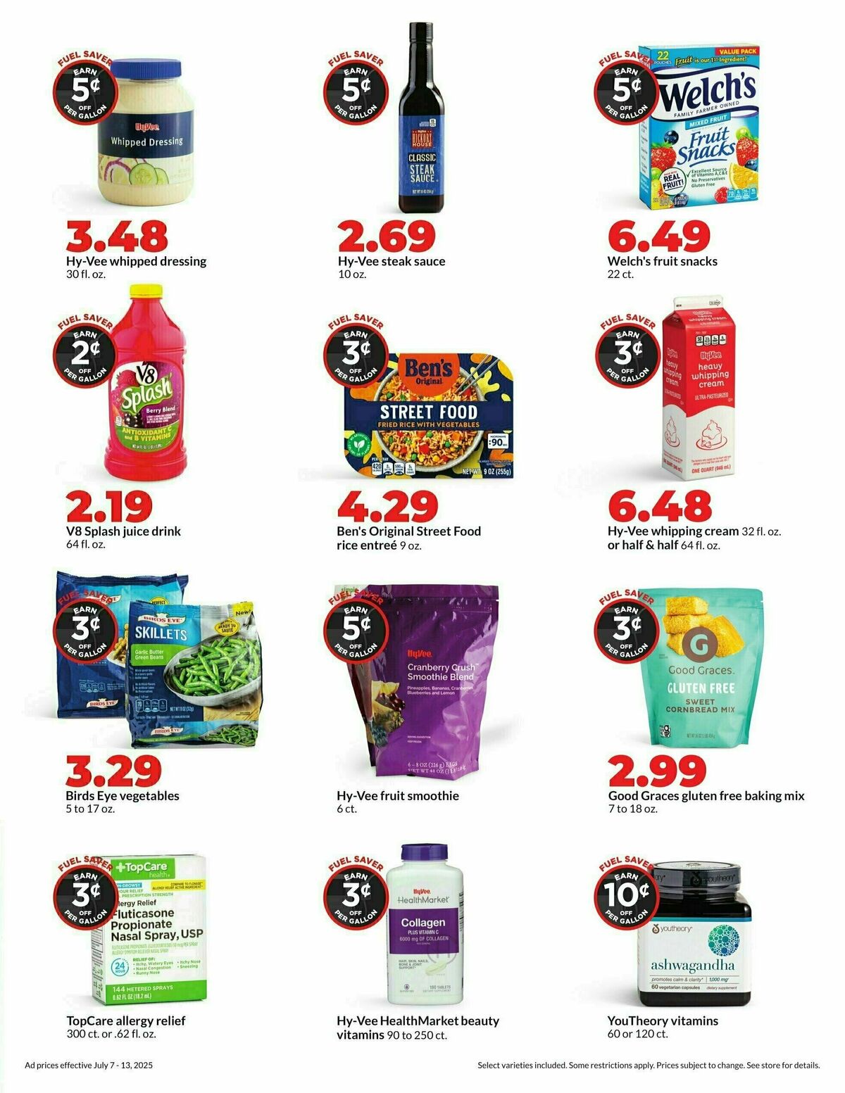 Hy-Vee Weekly Ad from July 7
