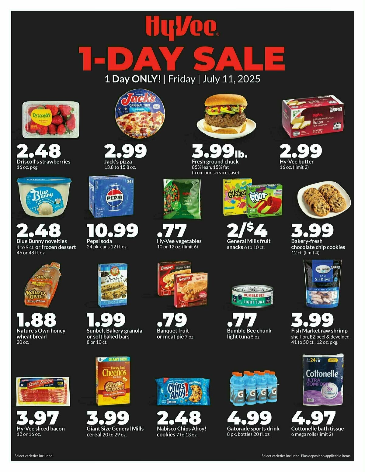 Hy-Vee 1-Day Sale Weekly Ad from July 11