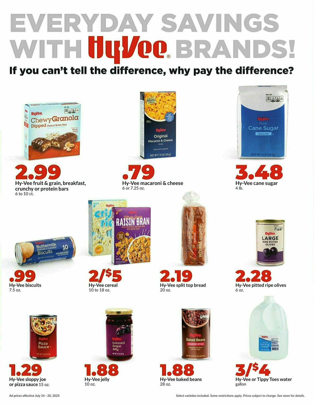 Hy-Vee Weekly Ad from July 14