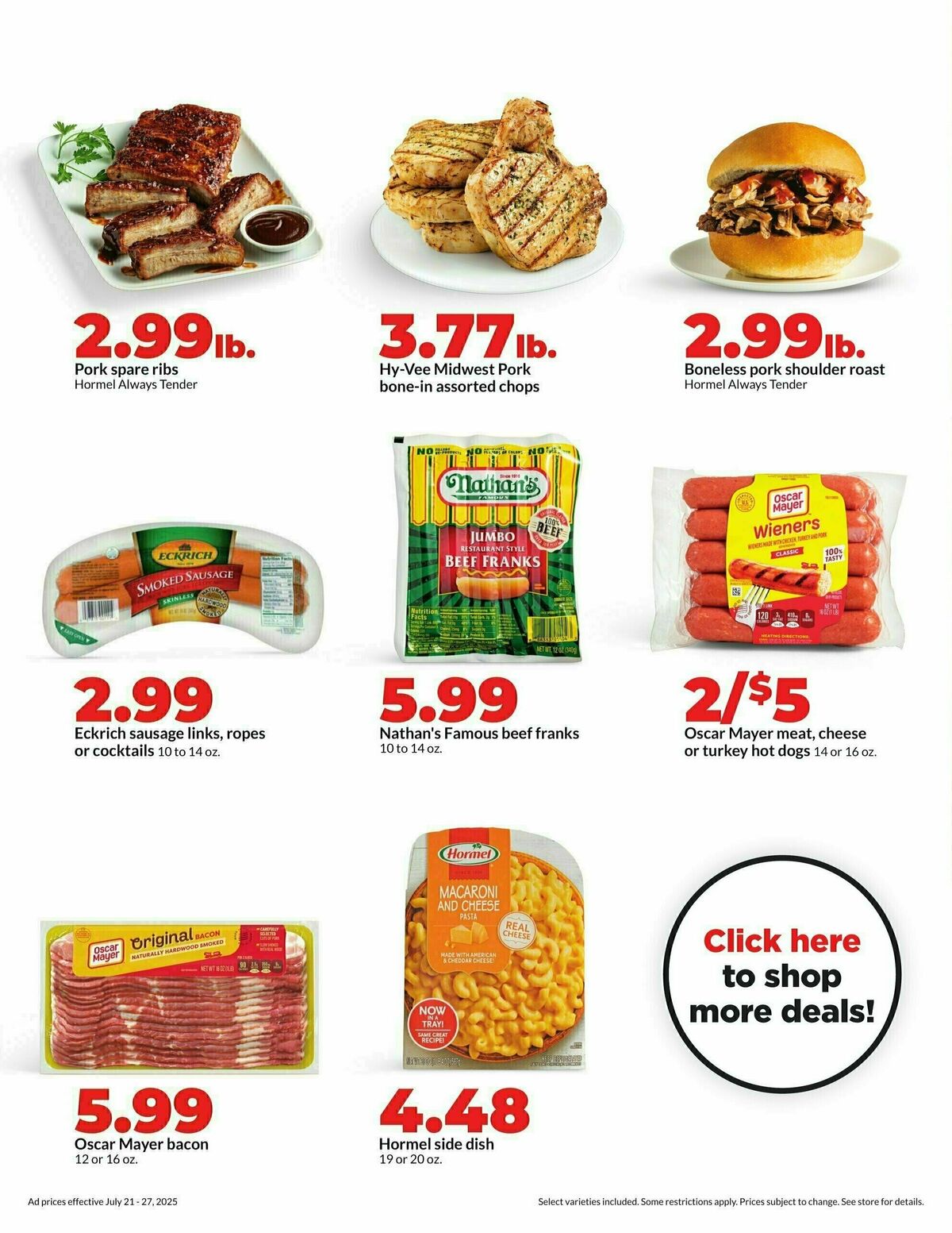 Hy-Vee Weekly Ad from July 21