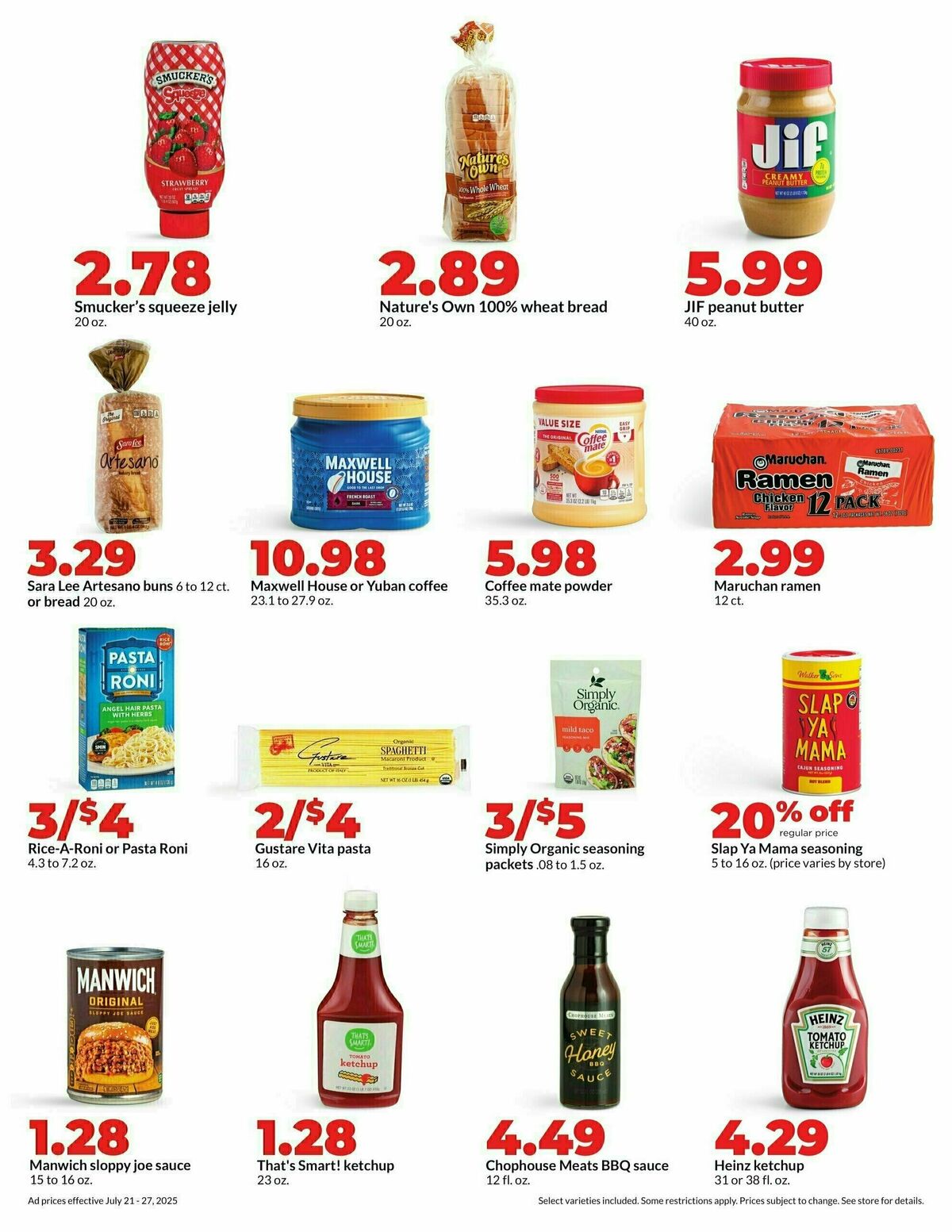 Hy-Vee Weekly Ad from July 21