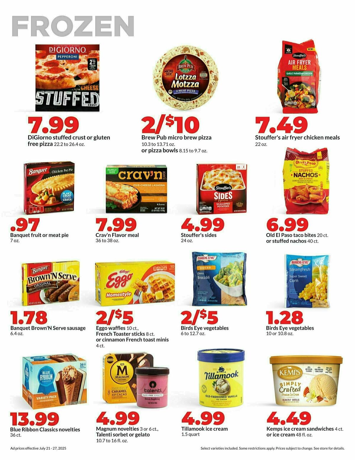 Hy-Vee Weekly Ad from July 21