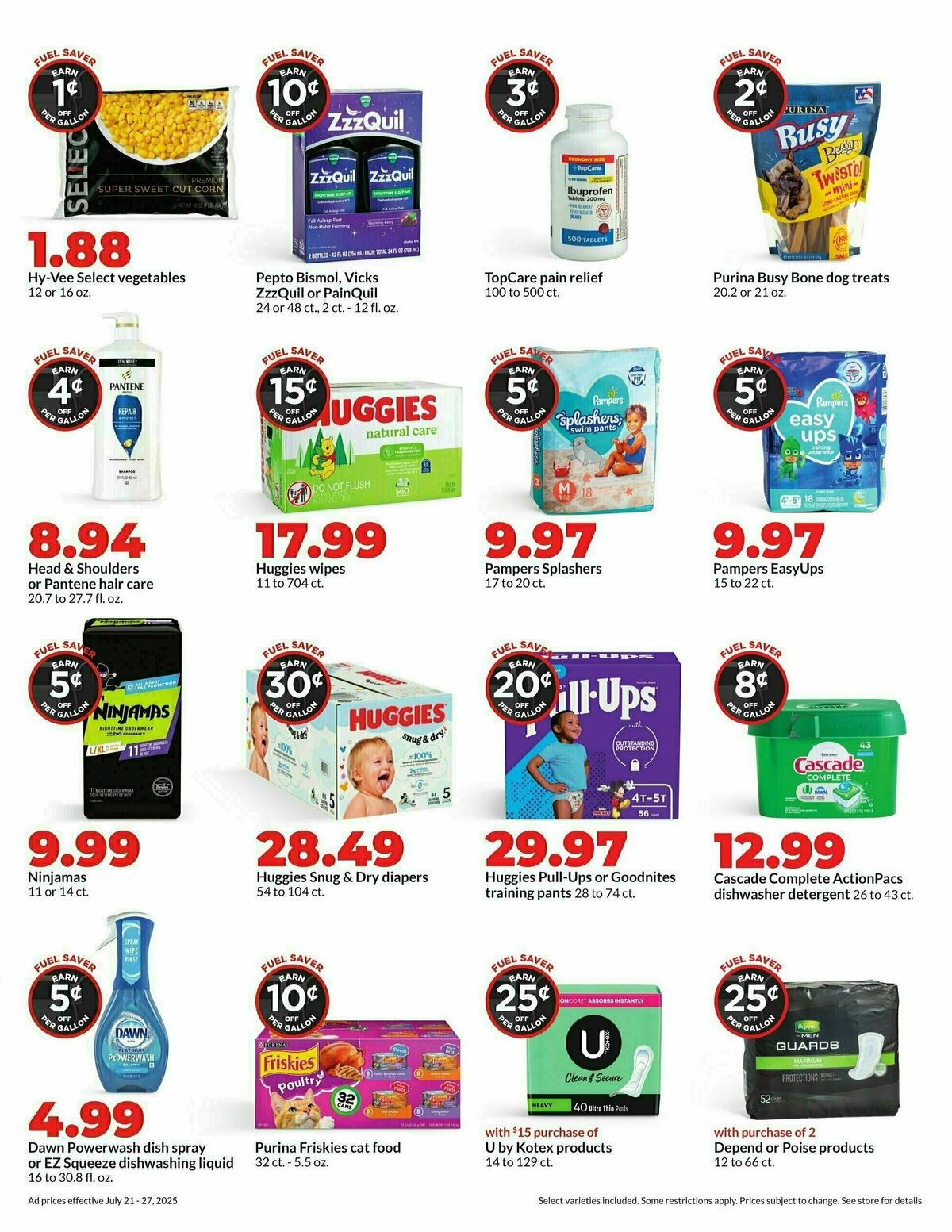 Hy-Vee Weekly Ad from July 21
