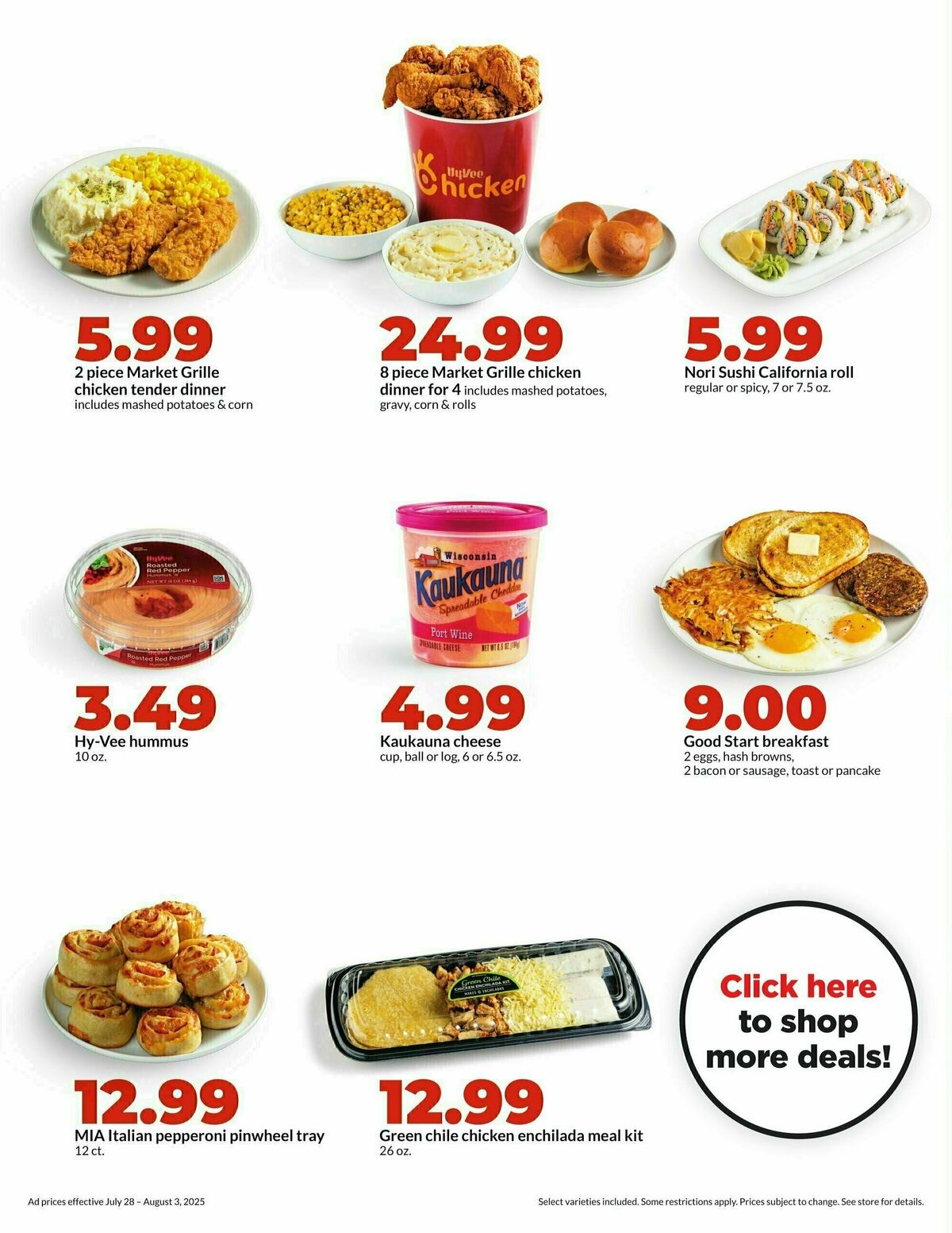 Hy-Vee Weekly Ad from July 28