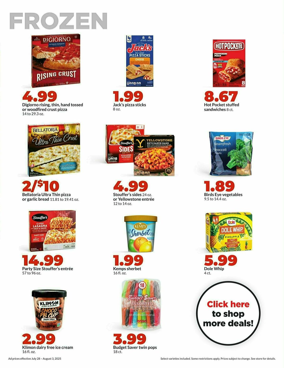 Hy-Vee Weekly Ad from July 28