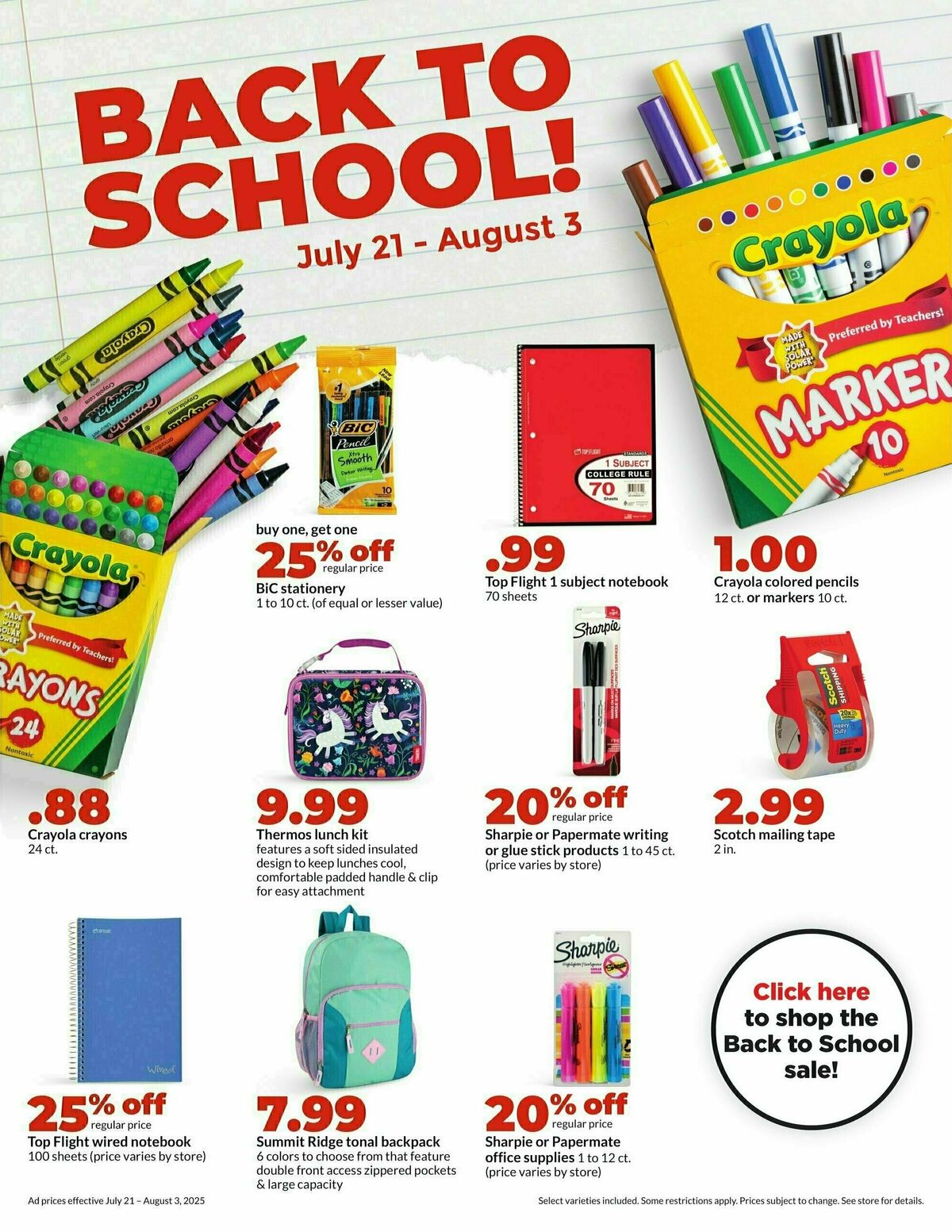 Hy-Vee Weekly Ad from July 28