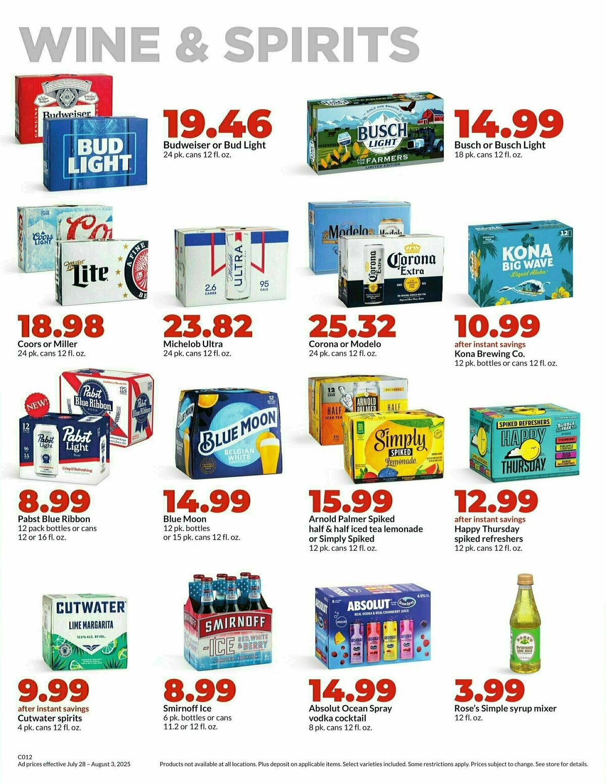Hy-Vee Weekly Ad from July 28