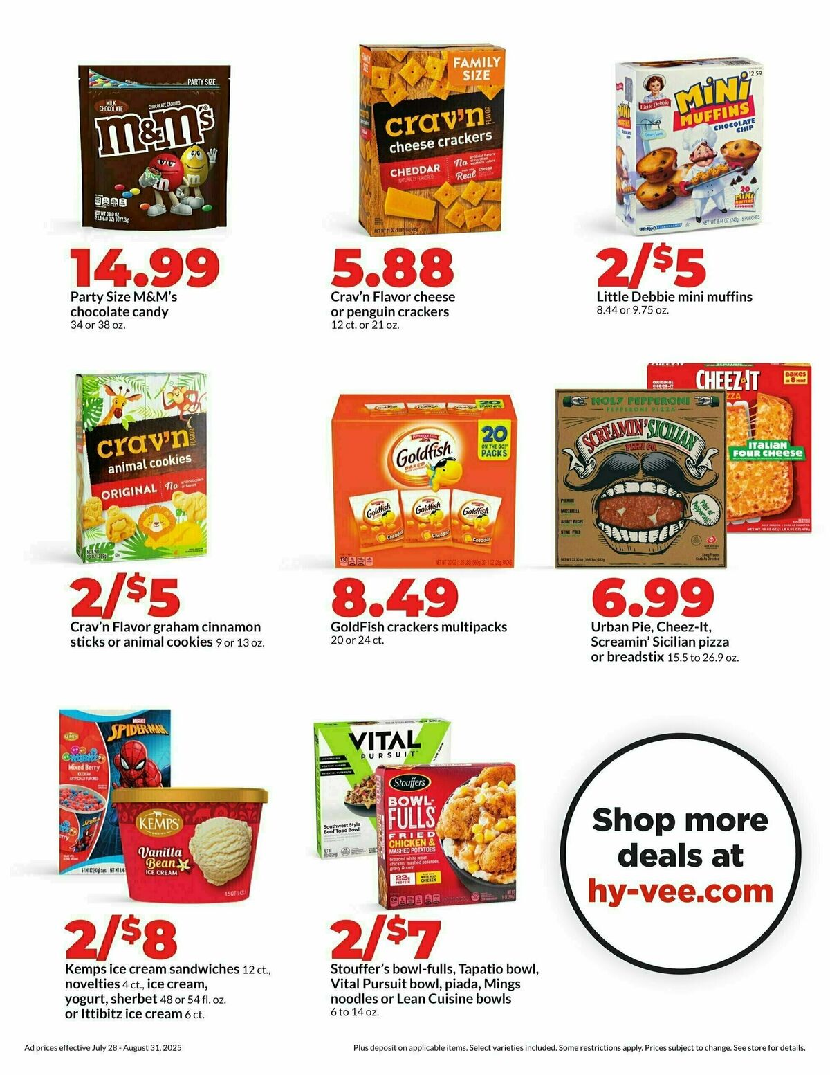 Hy-Vee Weekly Ad from July 28