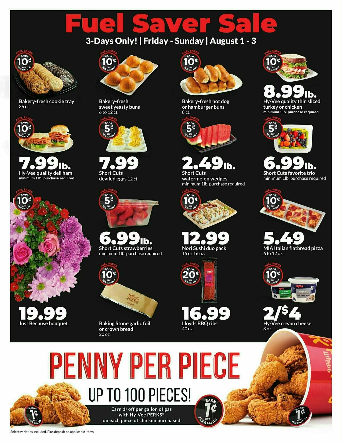 Hy-Vee Meat Sale! Weekly Ad from August 1