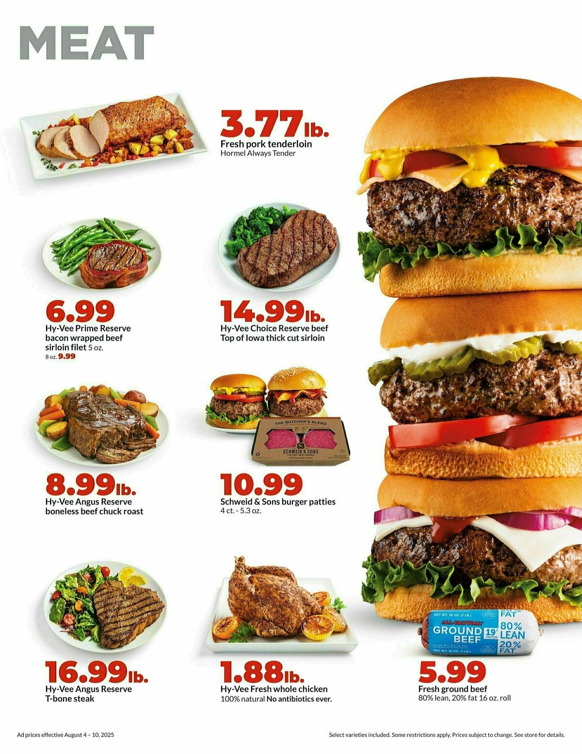 Hy-Vee Weekly Ad from August 4