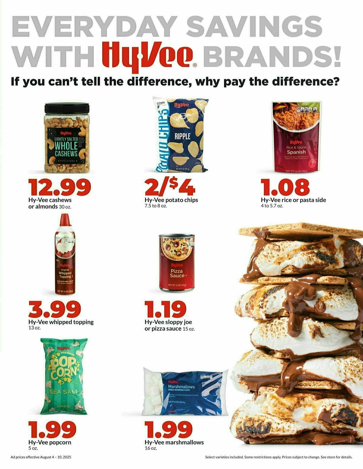 Hy-Vee Weekly Ad from August 4