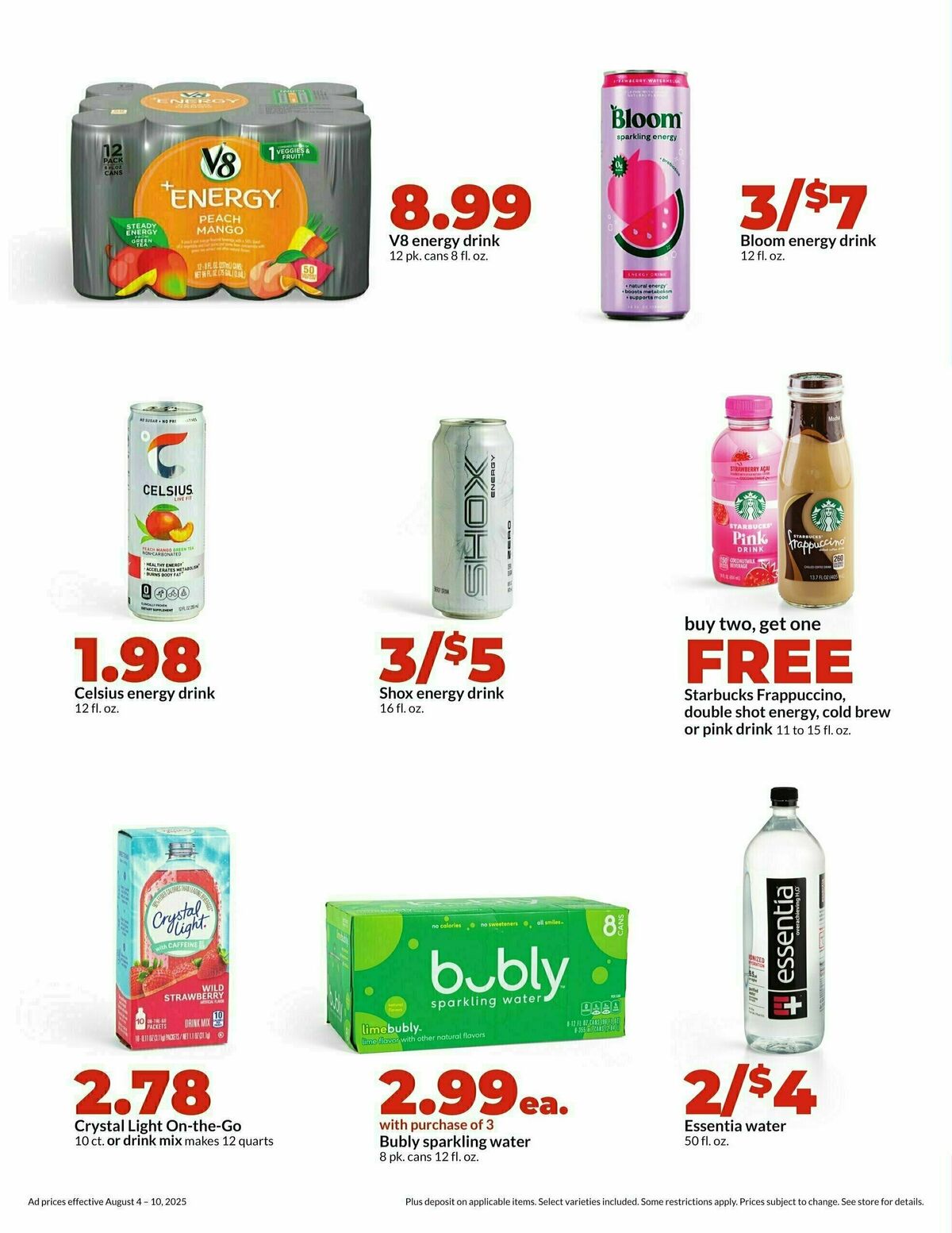 Hy-Vee Weekly Ad from August 4