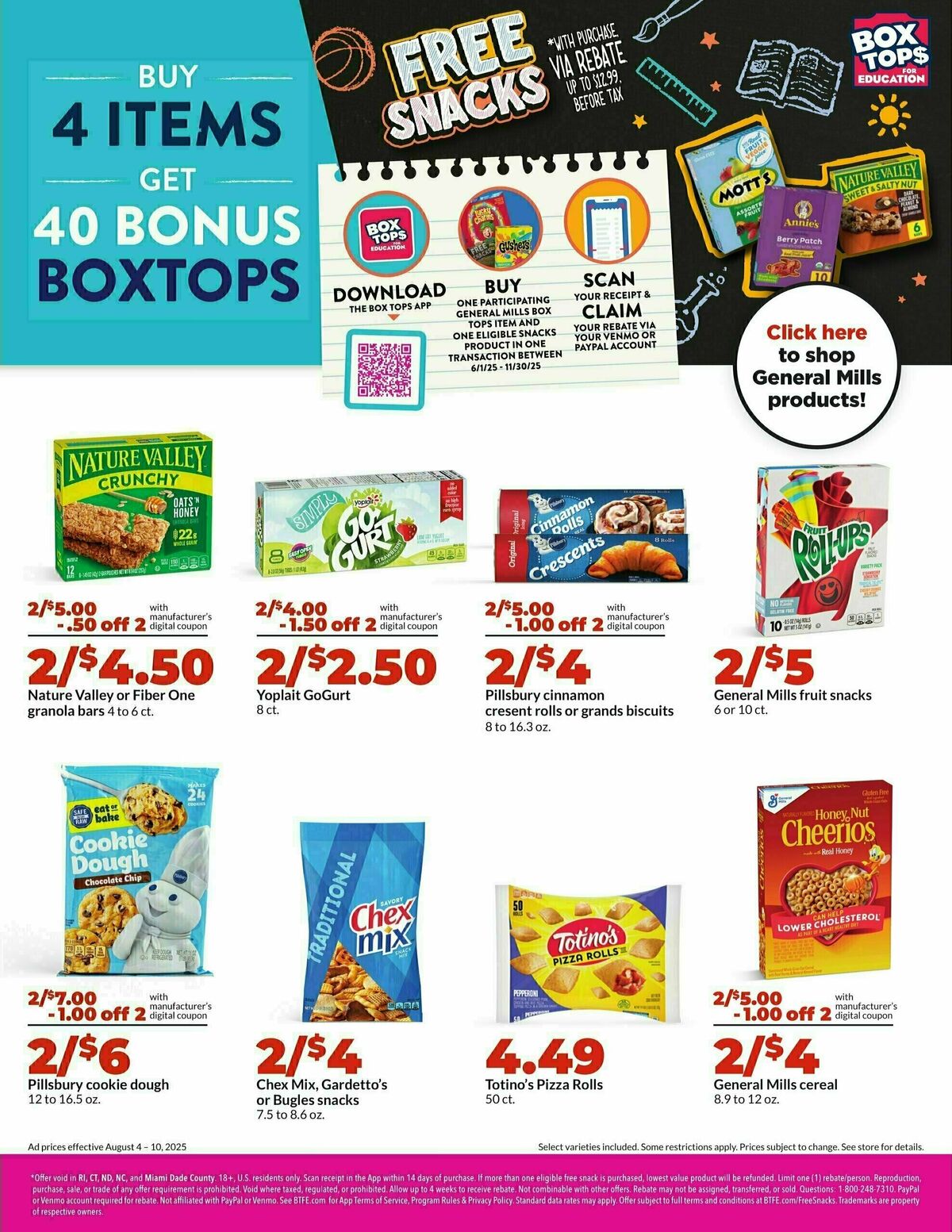 Hy-Vee Weekly Ad from August 4