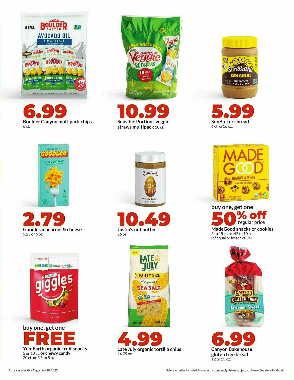 Hy-Vee Weekly Ad from August 4